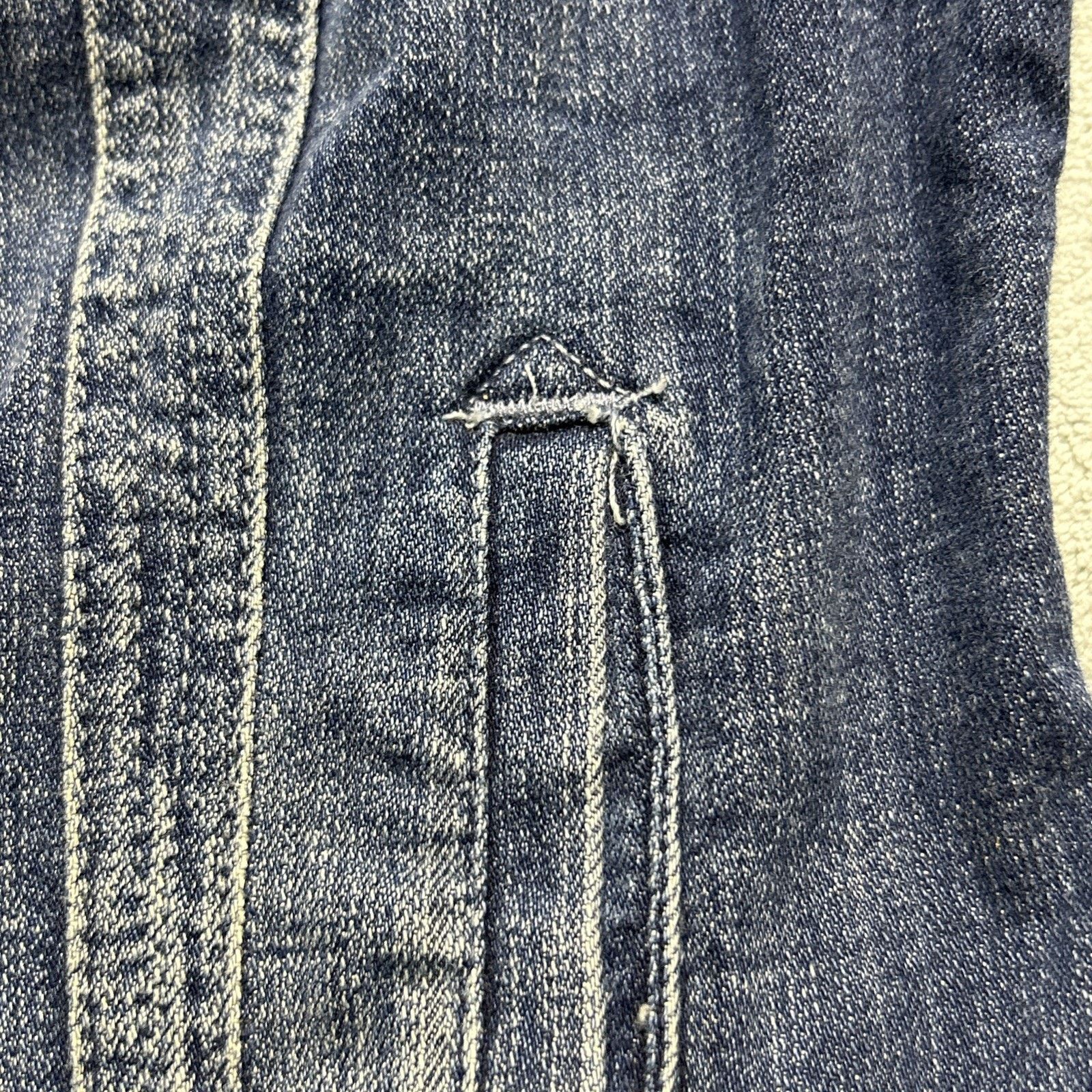 Anthropologie Anthropology Pilcro Letter Press Denim Jacket Womens XS Crop Size XS / US 0-2 / IT 36-38 - 9 Thumbnail