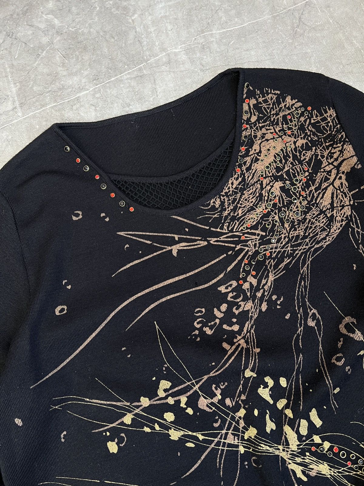 Hysteric Glamour Overprint rhinestones hysteric glamour style sweter y2k Size US M / EU 48-50 / 2 - 5 Thumbnail