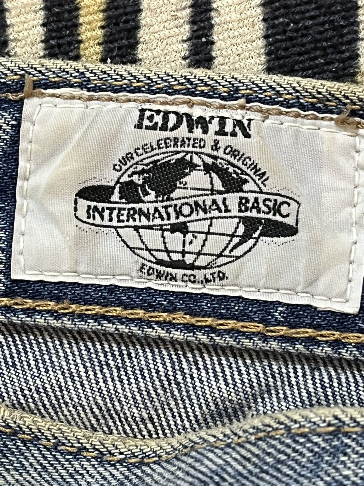 Edwin Vintage Edwin International Basic Mudwash Baggy Denim Size US 31 - 9 Thumbnail