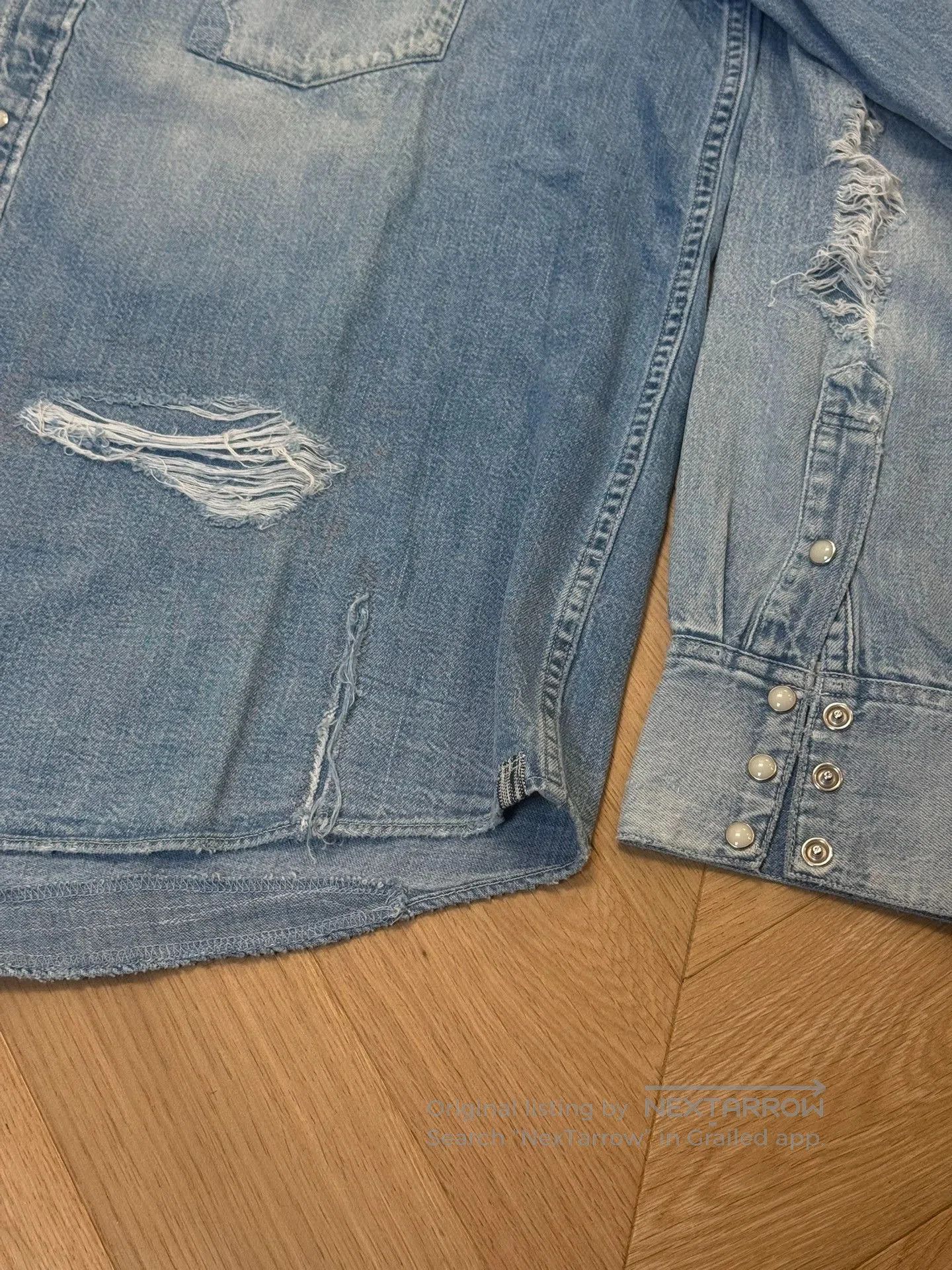 Visvim Visvim 24SS Social Sculpture Denim Shirt. Size US L / EU 52-54 / 3 - 3 Thumbnail