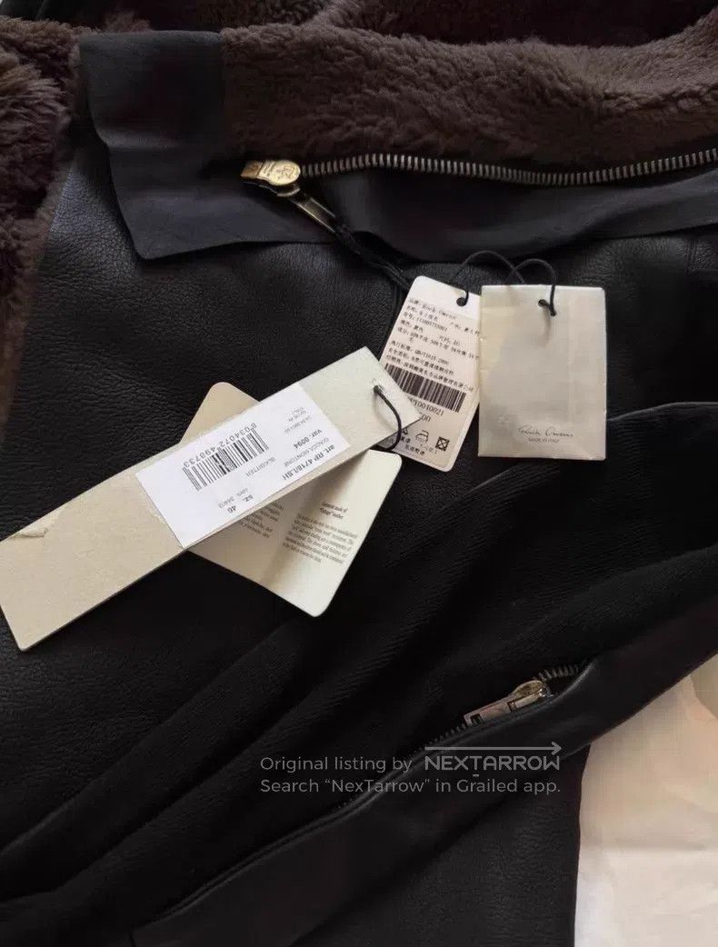 Rick Owens Rick Owens Leather jacket Size M / US 6-8 / IT 42-44 - 4 Thumbnail