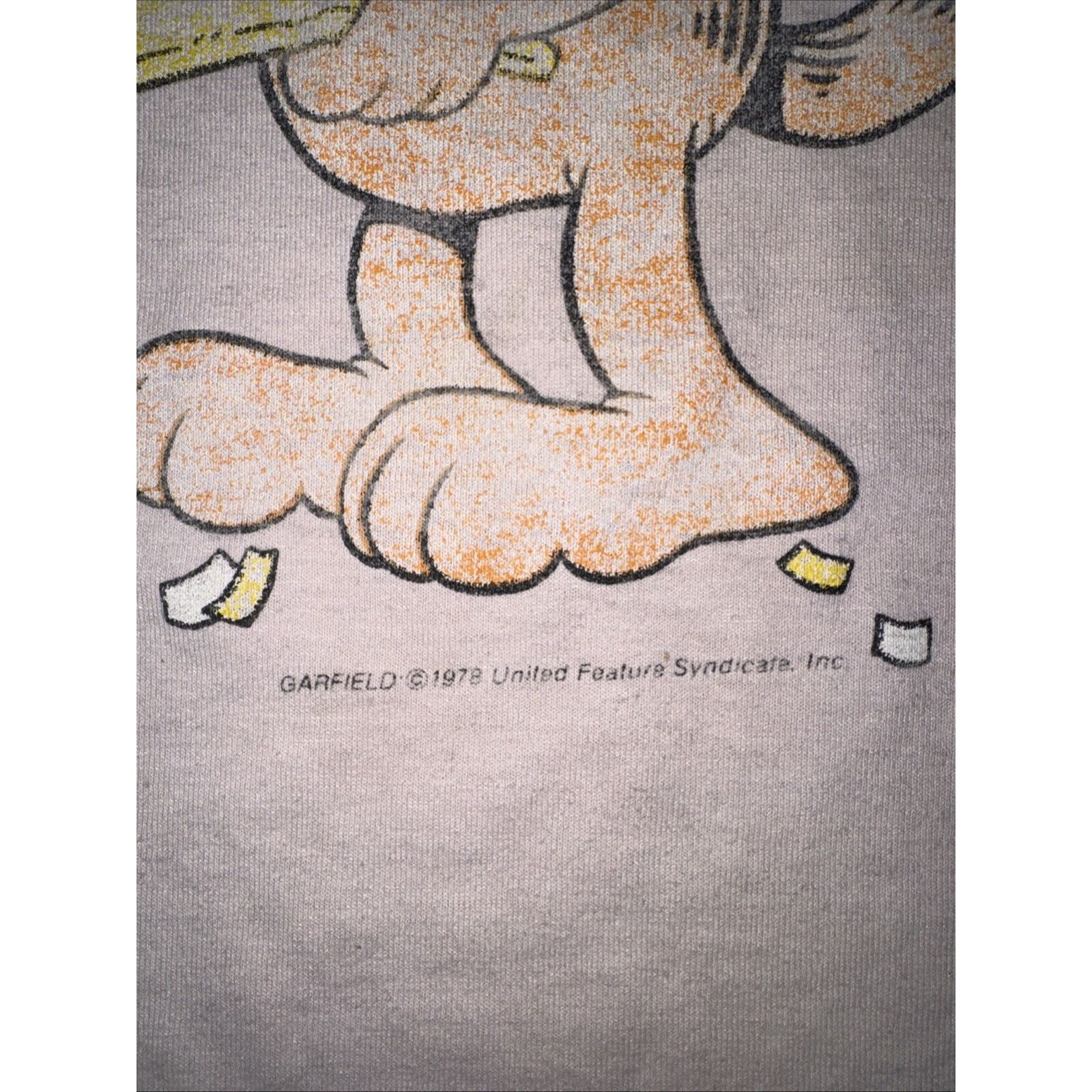 Vintage 1978 Garfield cartoon Jim Davis 70’s Party Shirt 22x30 Size US XXL / EU 58 / 5 - 3 Thumbnail