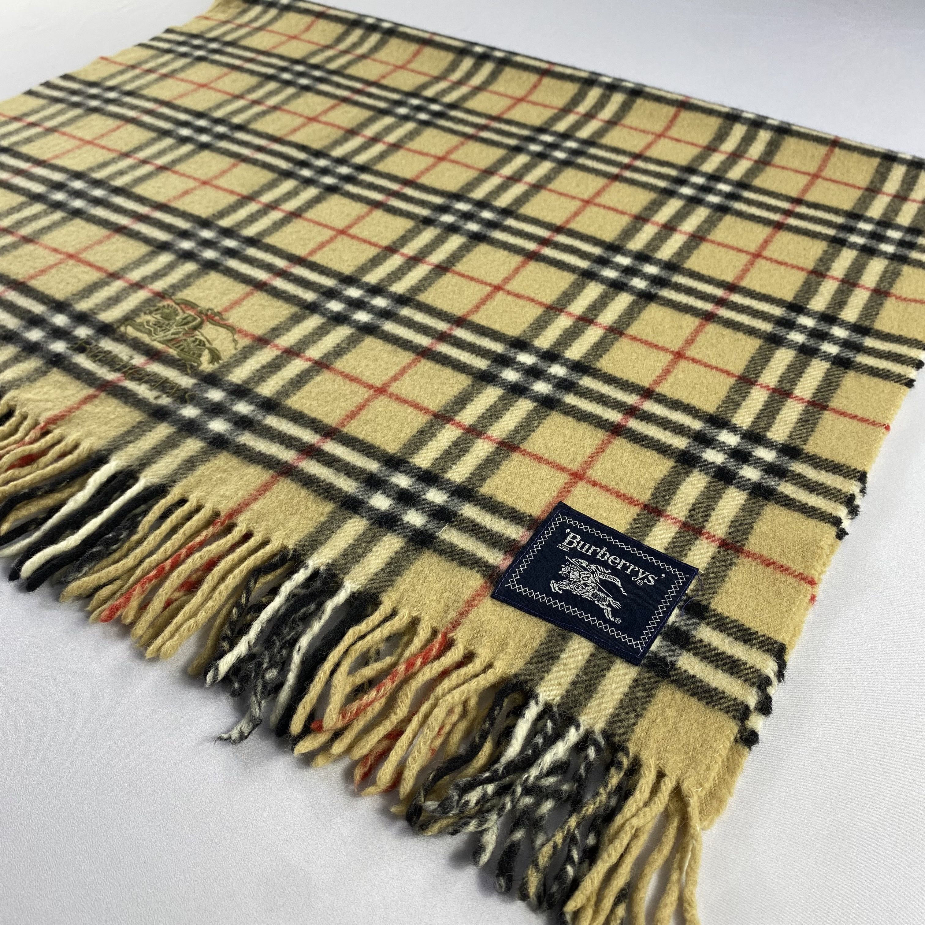 Burberry × Vintage Burberry Scarf Neck Wrap Big Size Muffler Size ONE SIZE - 2 Thumbnail