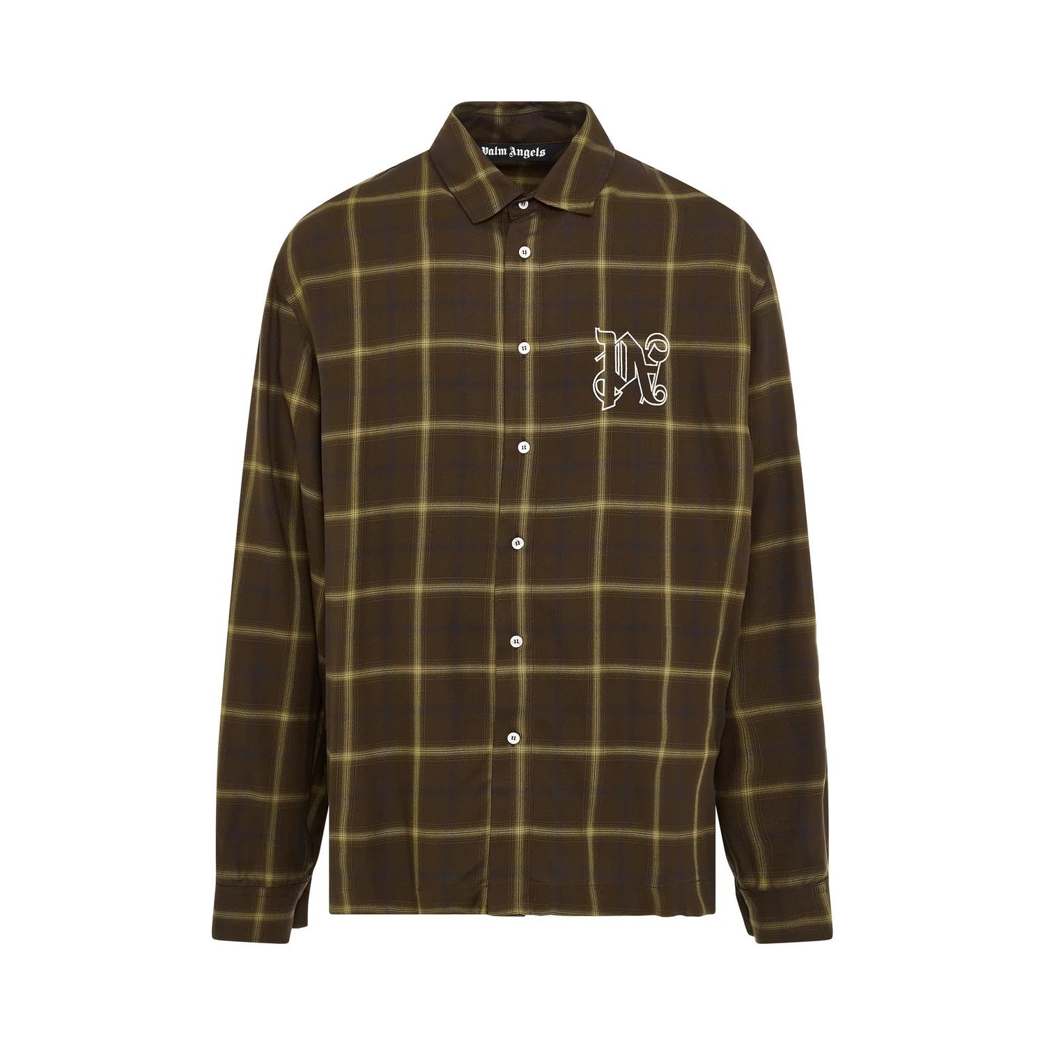 Palm Angels o1mris0824 Shirt in Brown Size US M / EU 48-50 / 2 - 1 Thumbnail