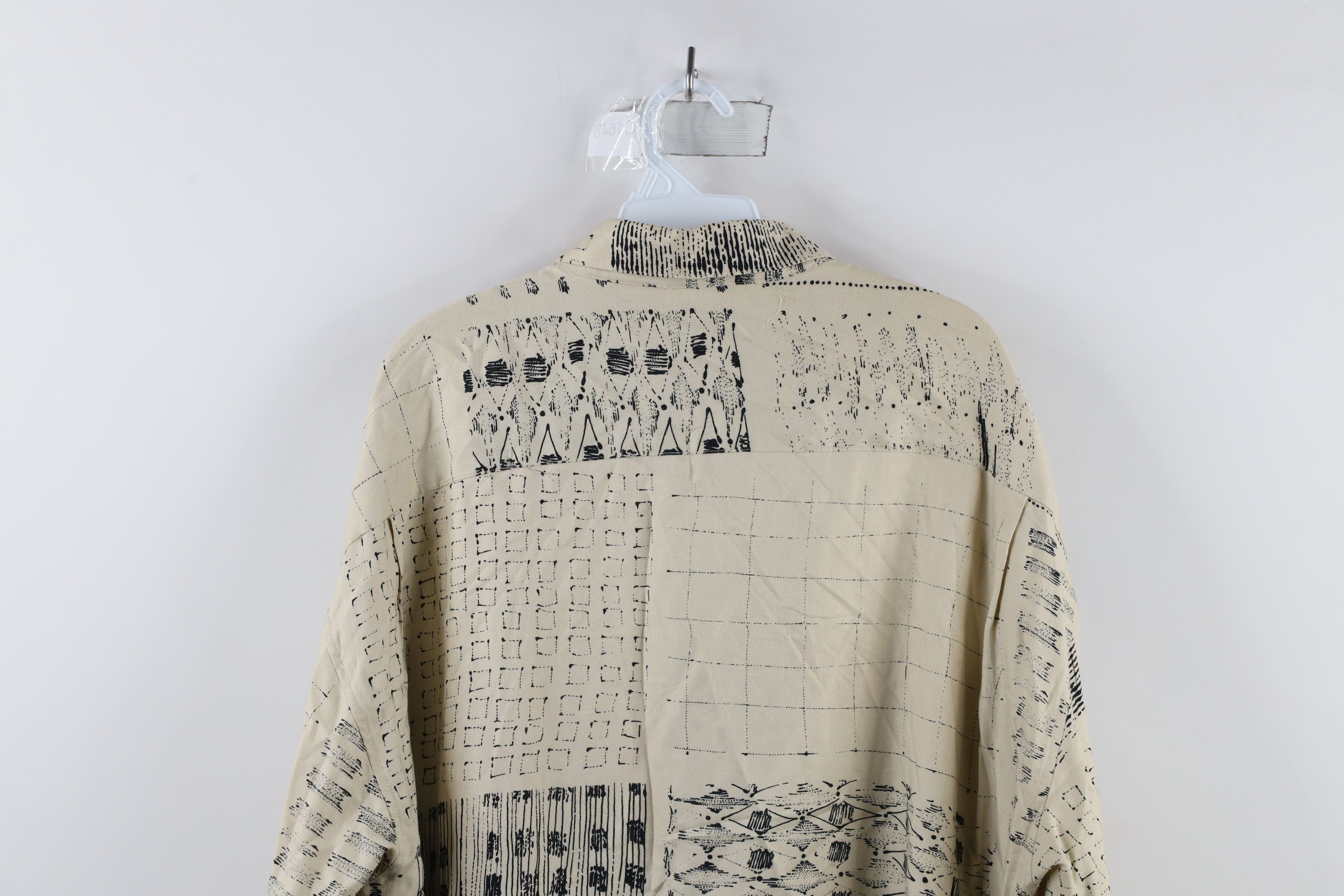 Vintage Vintage 90s Streetwear Baggy Fit Collared Button Shirt Size US XL / EU 56 / 4 - 11 Thumbnail