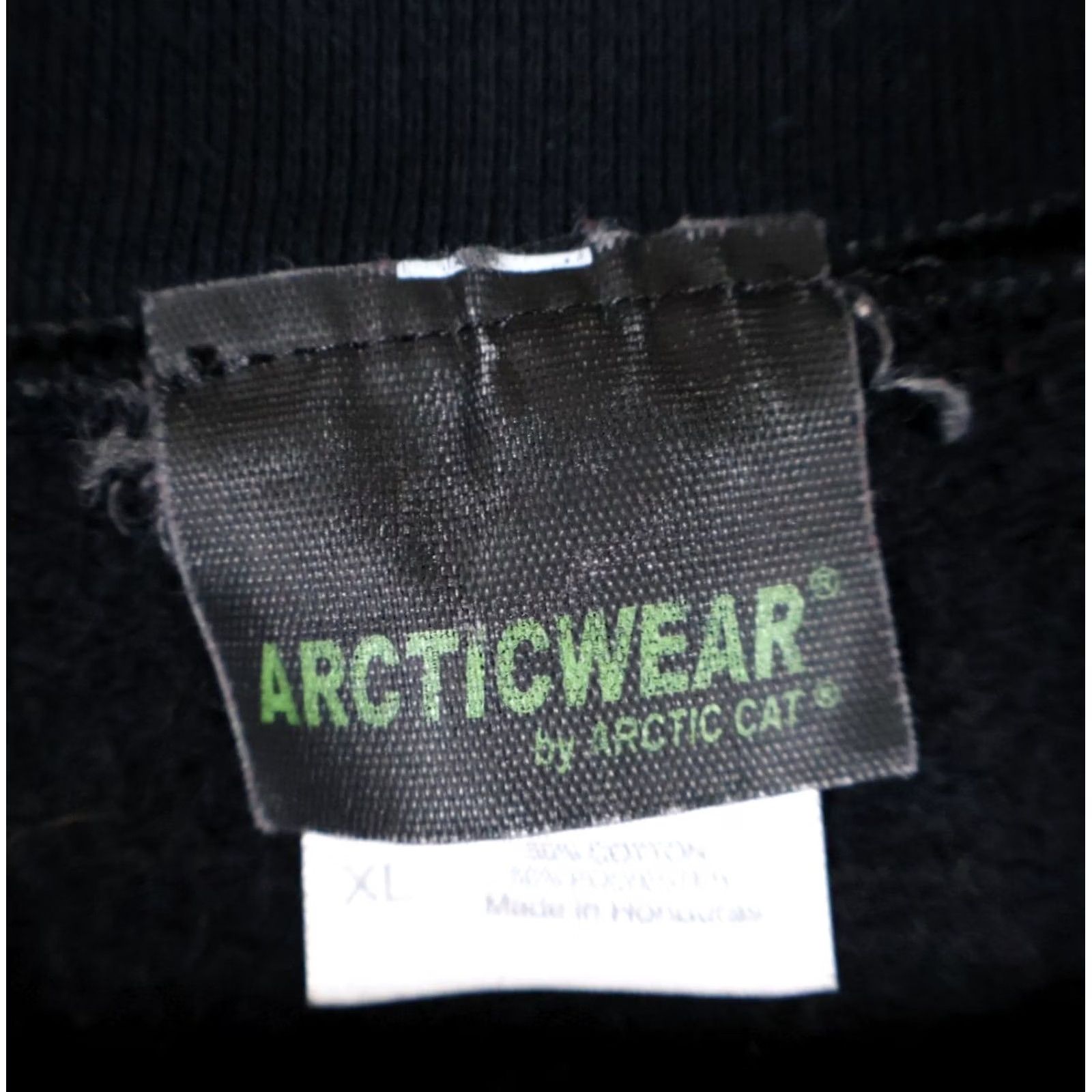 Vintage Arctic Cat Sweatshirt Adult XL Black Crewneck Embroidered Arcticwear Snowmobile Size US XL / EU 56 / 4 - 3 Thumbnail