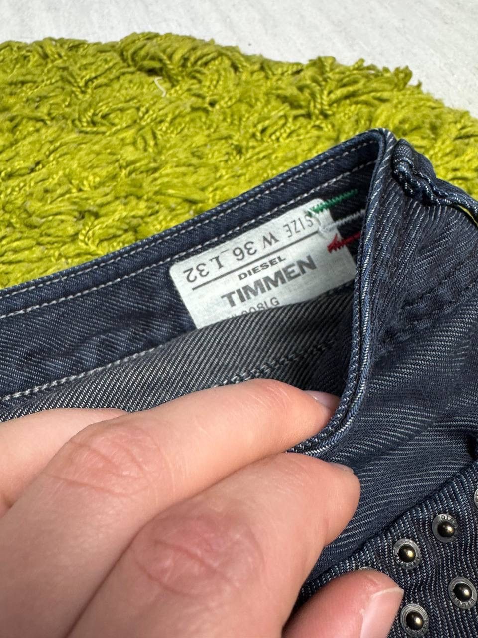 Diesel × Vintage 💥 STEALS 💥 VINTAGE DIESEL JEANS TIMMEN DENIM TROUSERS PANTS Size US 36 / EU 52 - 12 Thumbnail