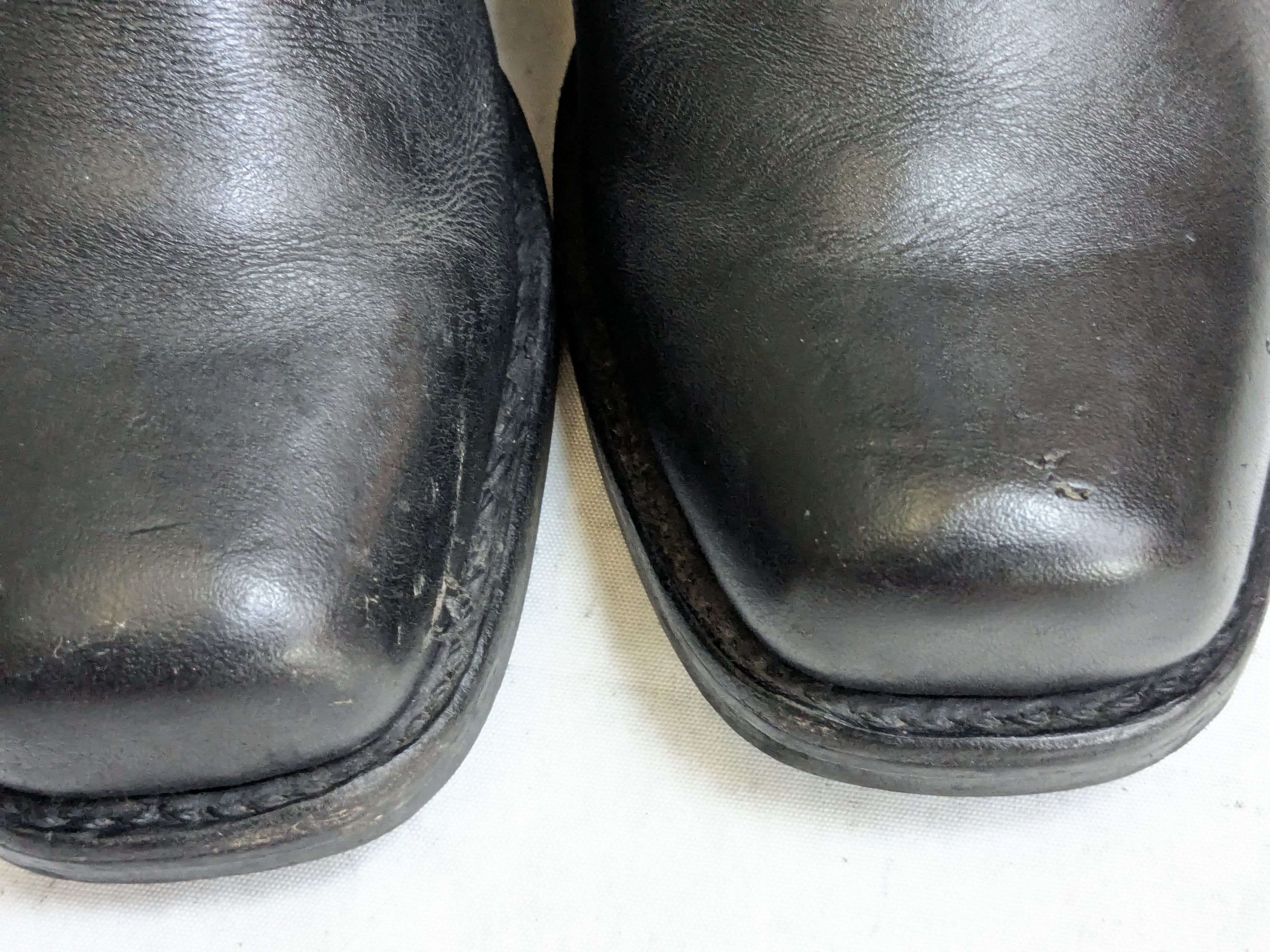 Frye Frye Harness Boots Black Leather 10.5 M Leather Buckle Size US 10.5 / EU 43-44 - 3 Thumbnail