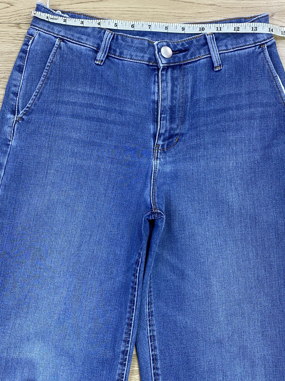 Japanese Brand Japanese Brand Acid Blue Wash Style Baggy Jeans Size US 28 / EU 44 - 9 Thumbnail