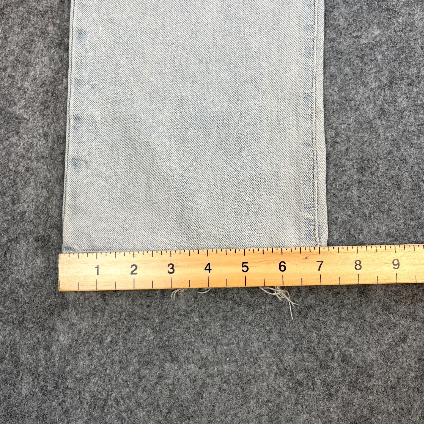 Vintage Armani Jeans Jeans Straight 28 32 Light Blue Distressed Button Fly Denim Cotton Regular Mens Jeans Size US 28 / EU 44 - 3 Thumbnail
