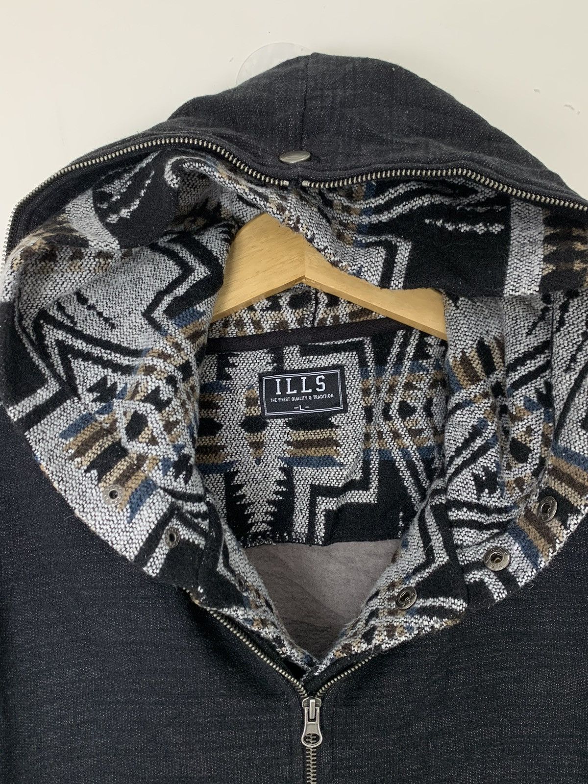 Japanese Brand ILLS double layer hoodie japan Size US M / EU 48-50 / 2 - 4 Thumbnail