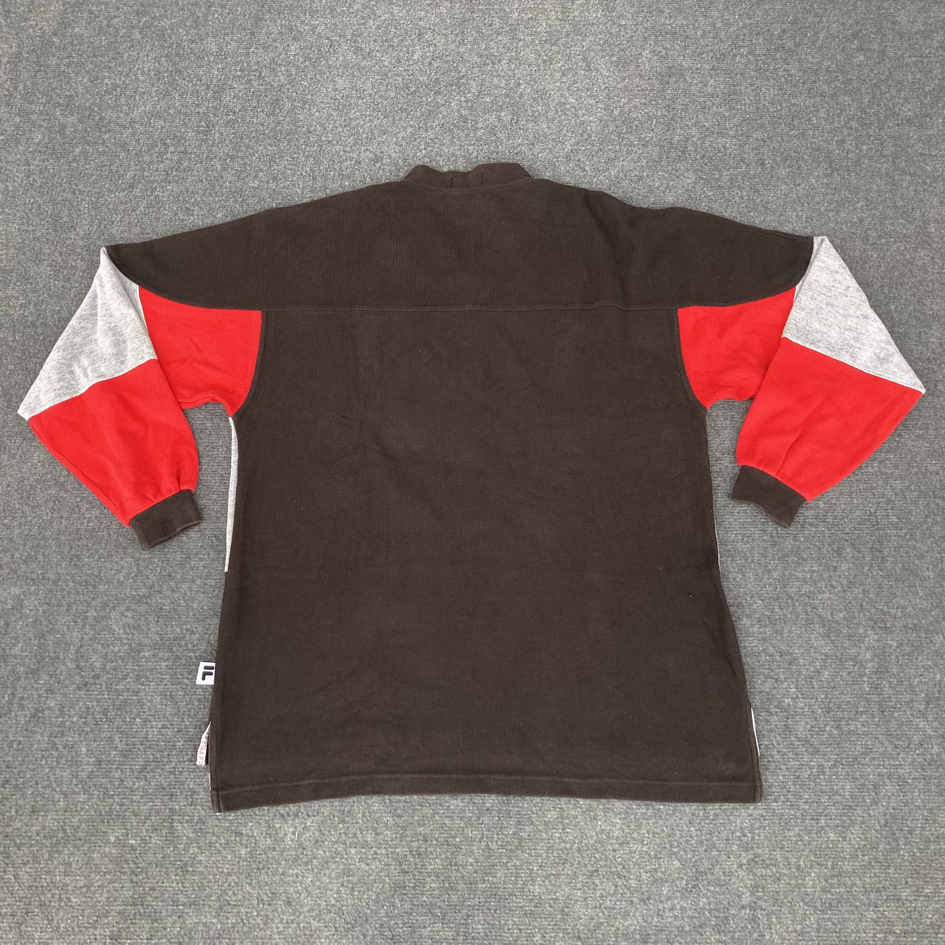Fila × Vintage Vtg Fila International Big Logo Spellout Sweatshirt Size US M / EU 48-50 / 2 - 6 Thumbnail