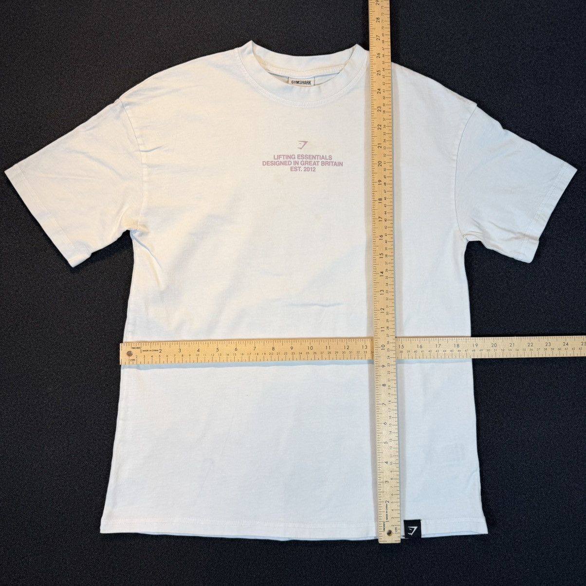 Gymshark Women’s White Gym Shark Lifting Club T-Shirt size Small Size S / US 4 / IT 40 - 8 Thumbnail