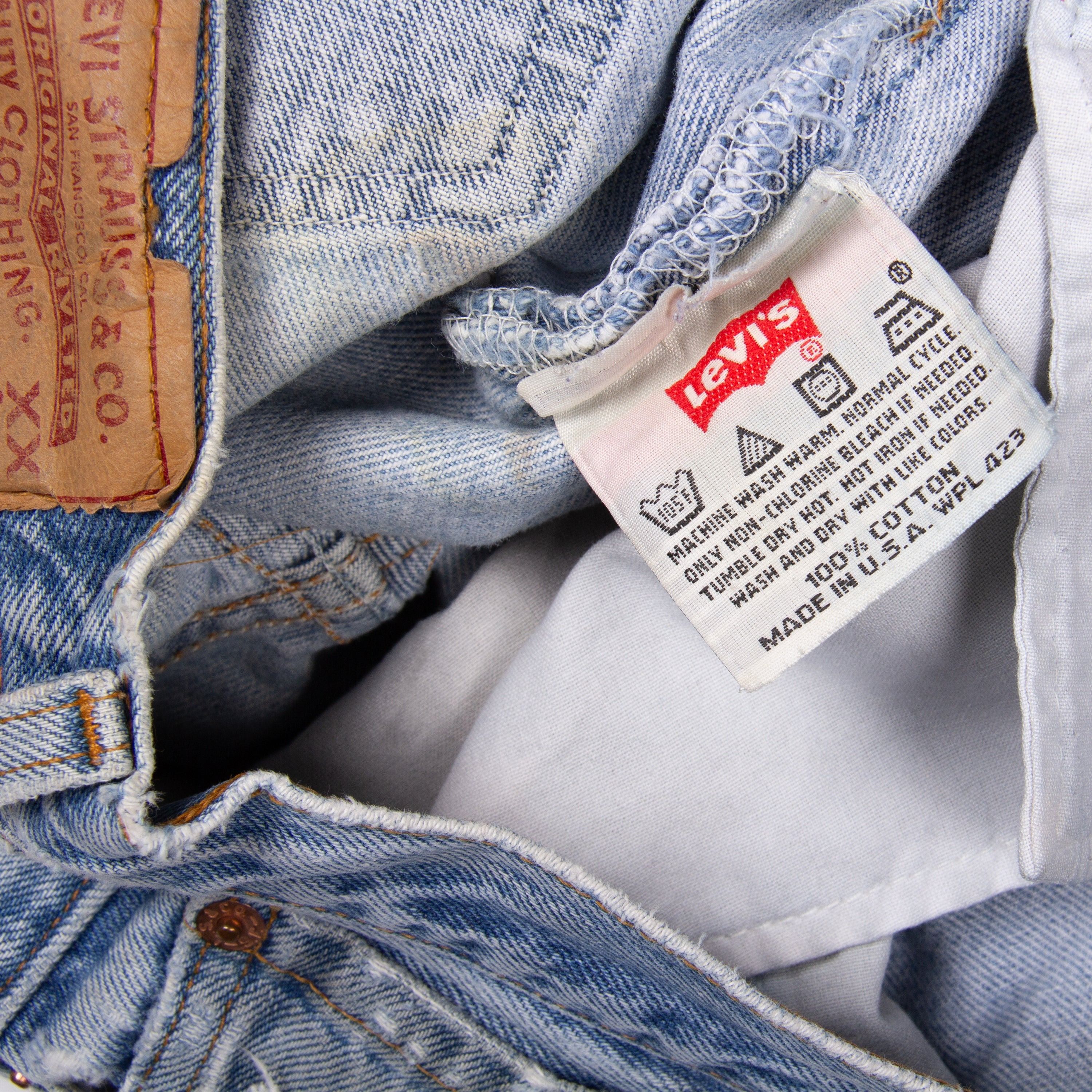 Levi's × Levi's Vintage Clothing × Vintage LEVIS LIGHT BLUE WASH 501 Size US 34 / EU 50 - 4 Thumbnail