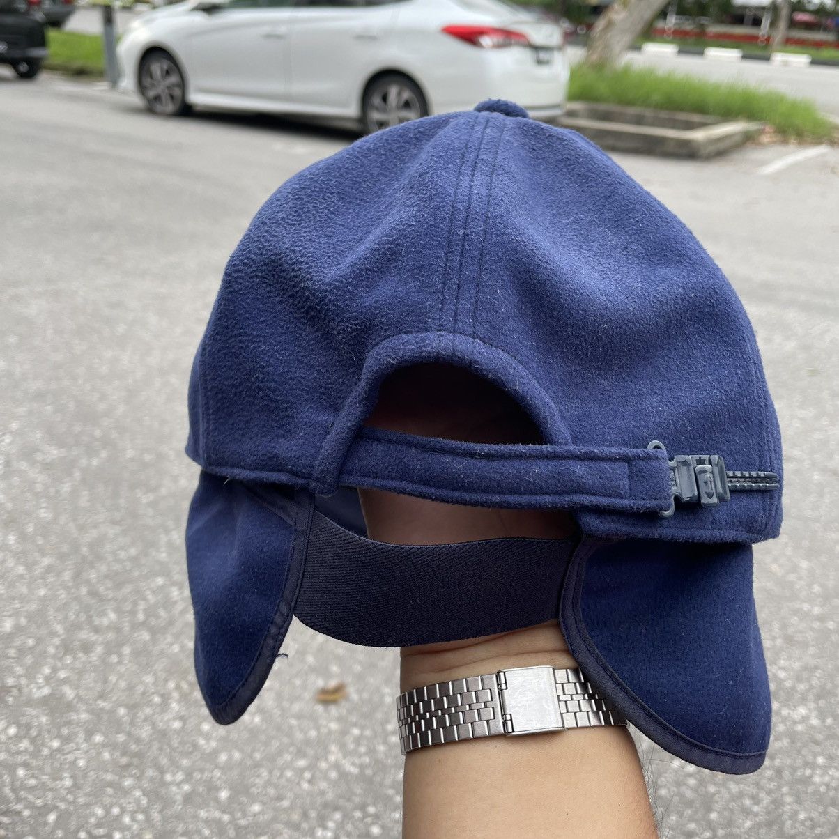 Salomon × Vintage 90s Salomon Spellout Flip Ear hat Size ONE SIZE - 3 Thumbnail