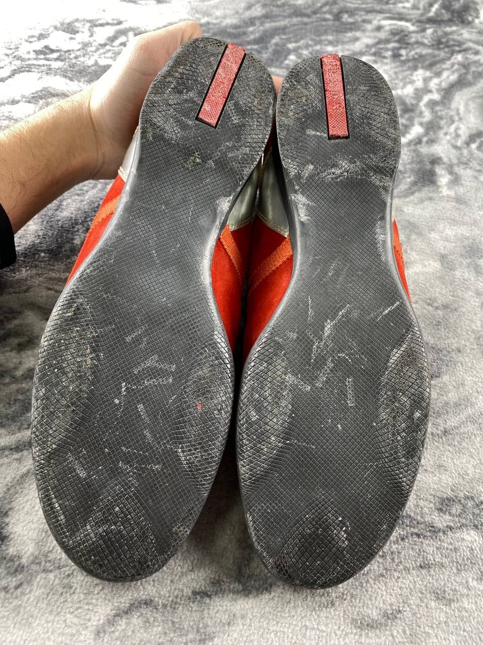 Prada Prada Sport Suede Colorblock Pattern Athletic Sneakers Size US 9 / IT 39 - 19 Thumbnail