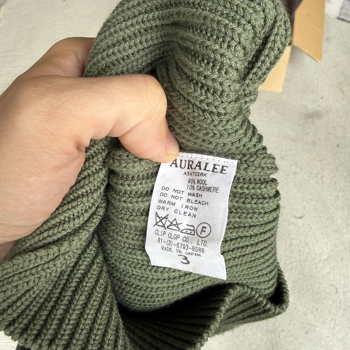Auralee Auralee rib knit turtleneck sweater Size US M / EU 48-50 / 2 - 6 Thumbnail