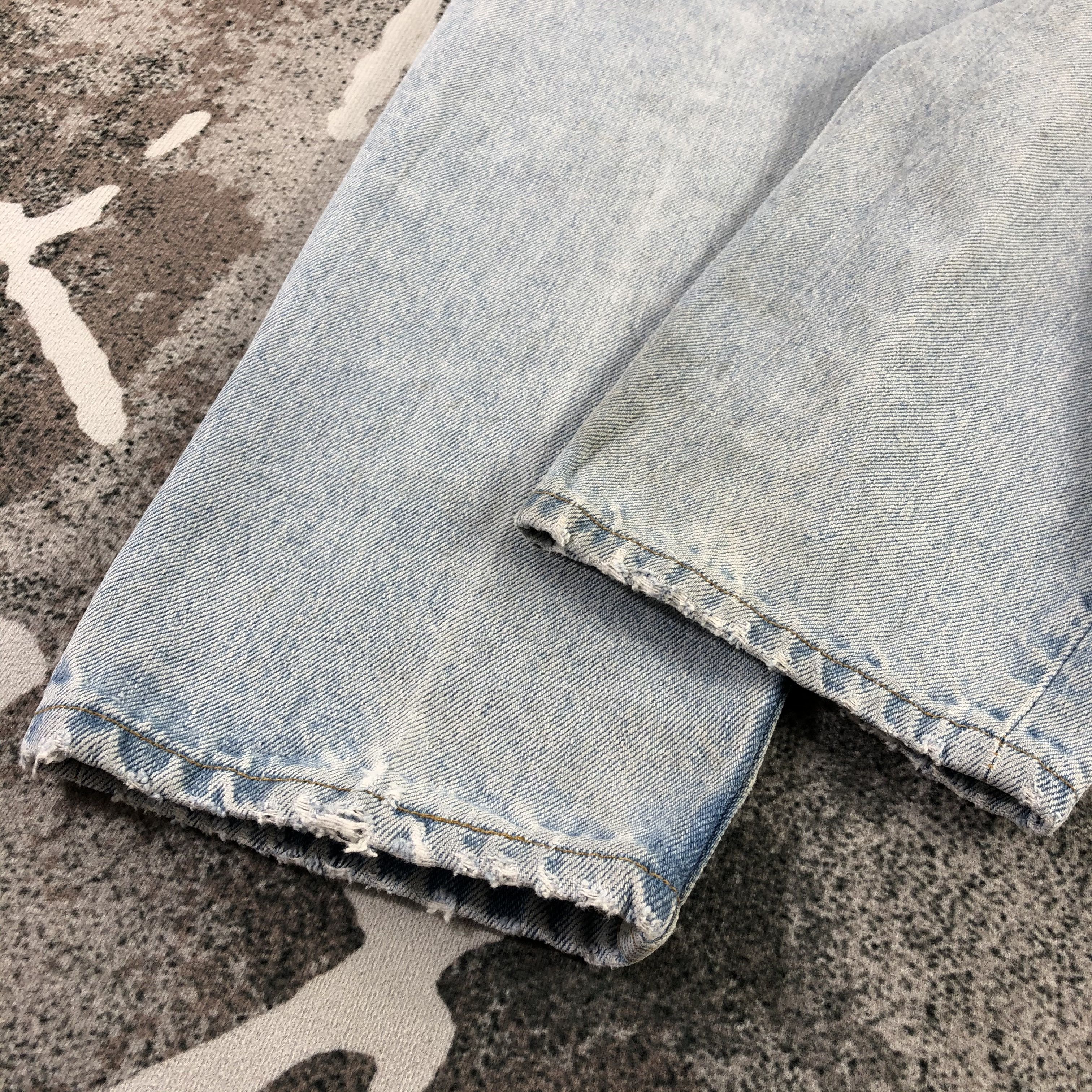 Levi's Vintage 90s Levi's 550 Jeans Lightwash Denim KJ1389 Size US 31 - 6 Thumbnail