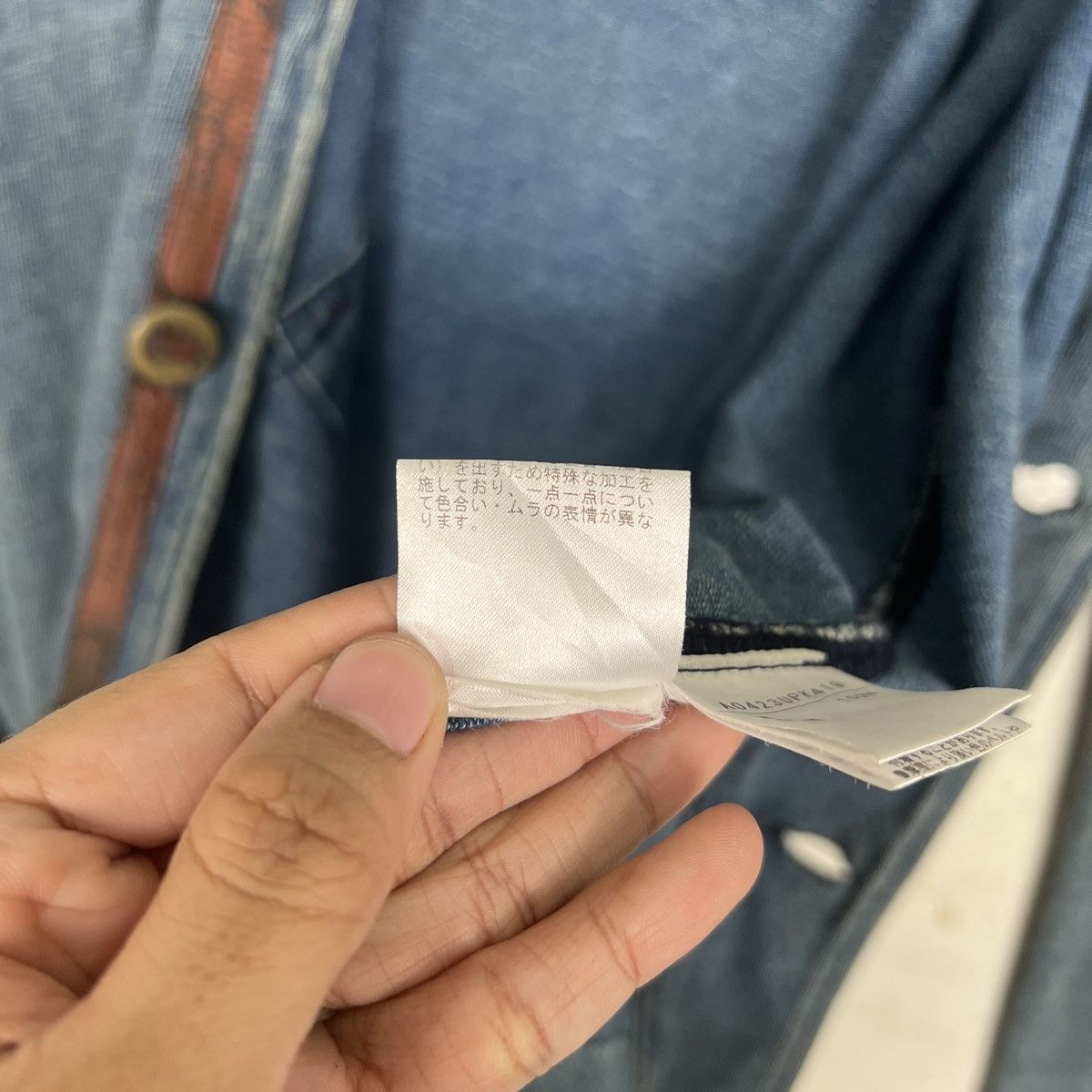 Melrose 🔥 MELROSE SHAWL COLAR INDIGO JACKET Size US M / EU 48-50 / 2 - 20 Thumbnail