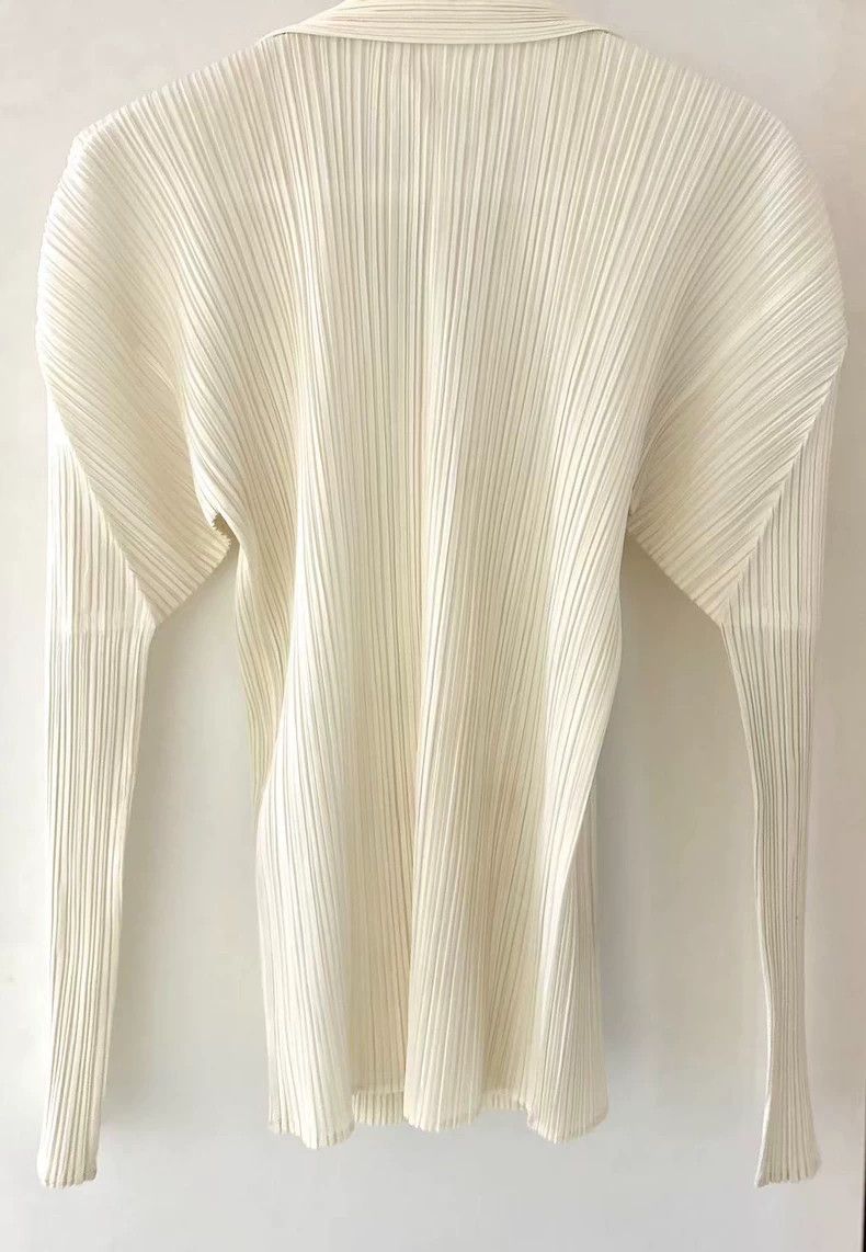 Issey Miyake issey miyake size:3 Cream-white shirt Size XXS / US 00 / IT 34 - 2 Thumbnail
