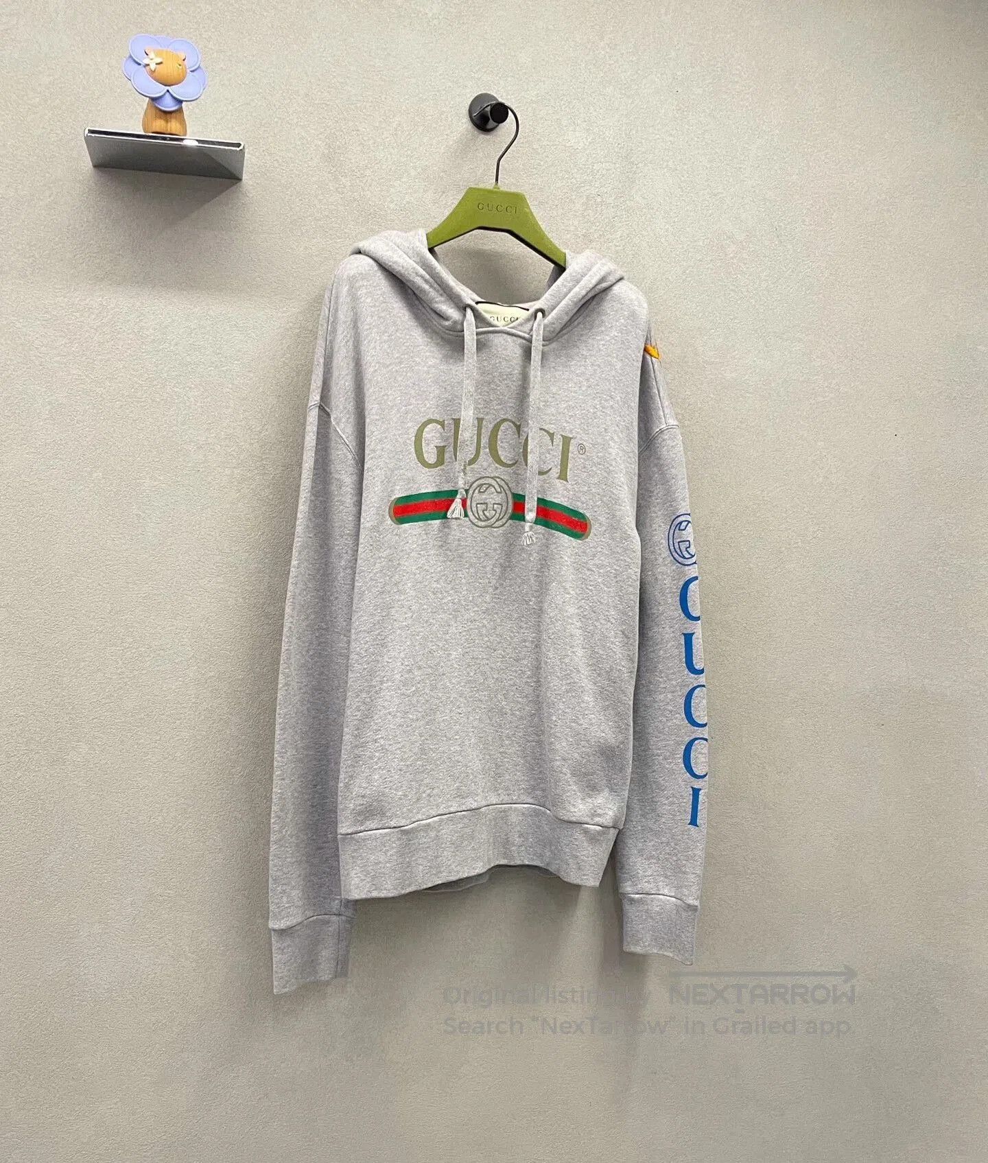 Gucci gray gucci sweatshirt with embroidered details. Size US S / EU 44-46 / 1 - 3 Thumbnail