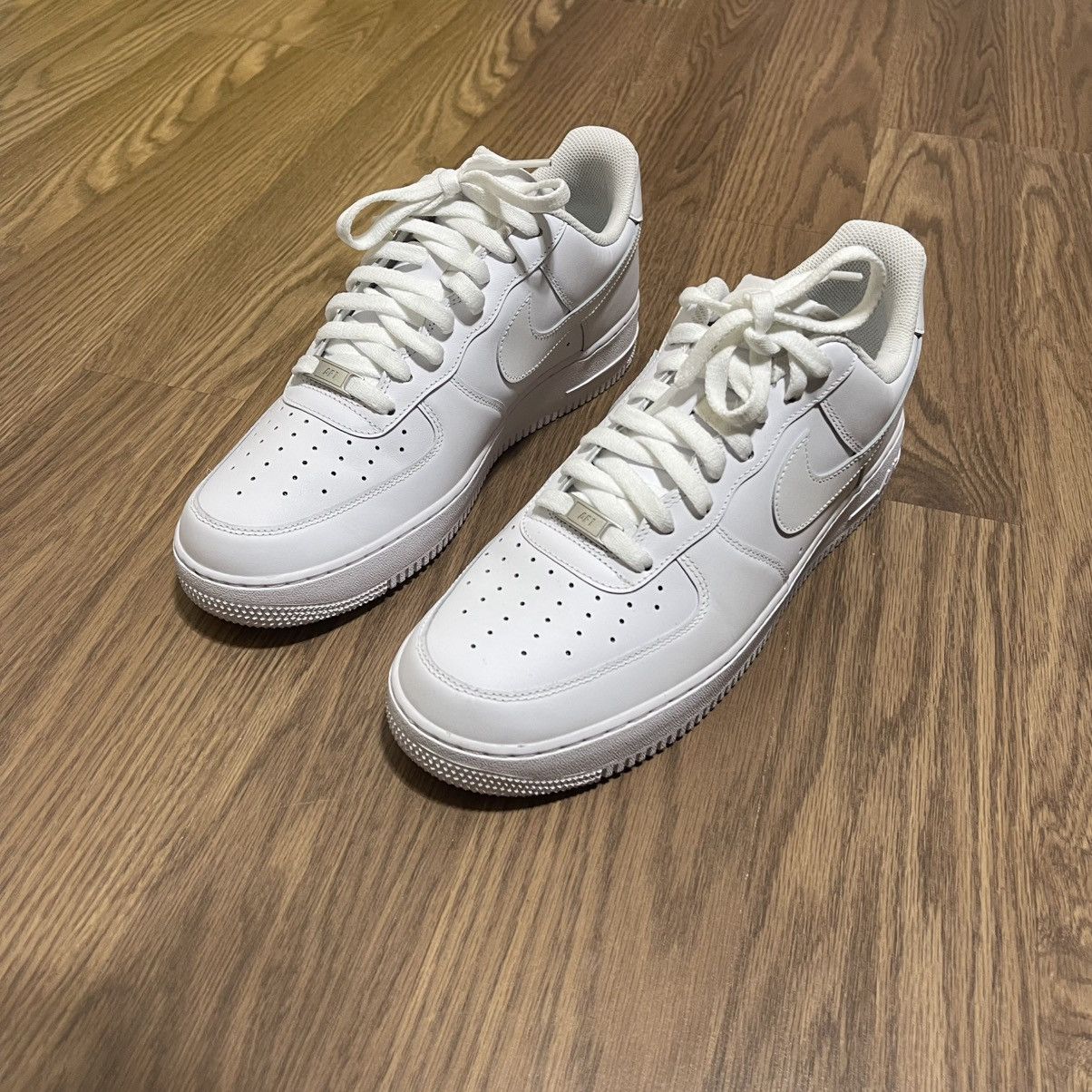 Nike Nike Air Force 1 '07 Triple White Size US 12 / EU 45 - 1 Thumbnail