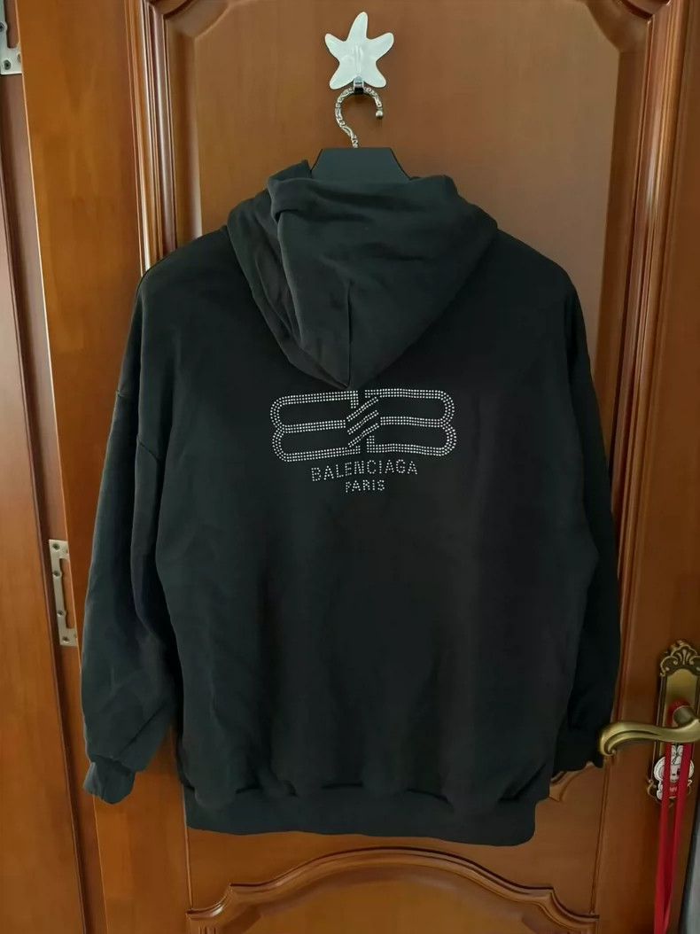 Balenciaga Balenciaga Back Diamond Logo Jacket L Size Size US L / EU 52-54 / 3 - 2 Thumbnail