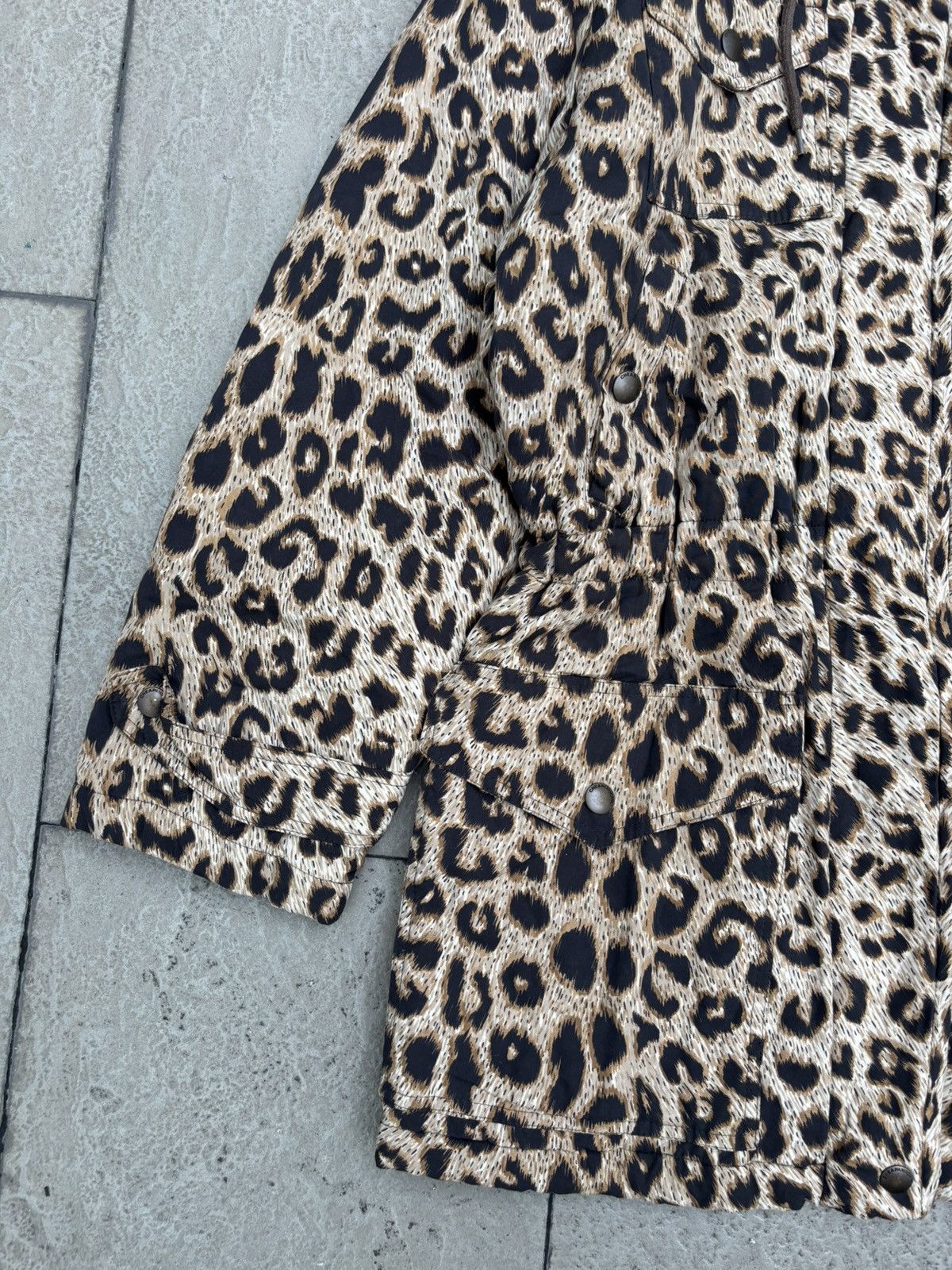 Jeremy Scott × Moschino Leopard Hooded Parka Jacket Size M / US 6-8 / IT 42-44 - 4 Thumbnail