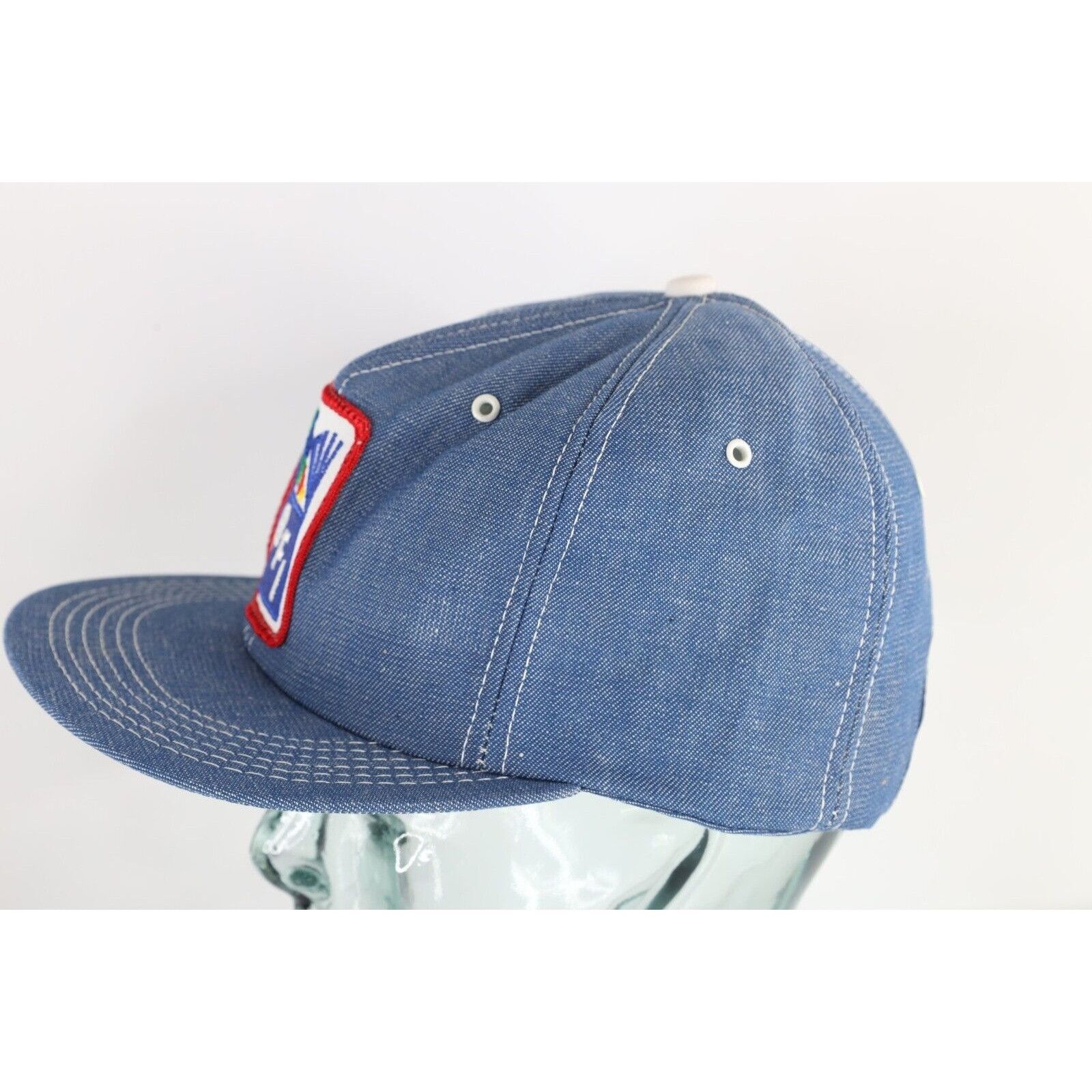 Vintage Deadstock Vintage 80s K Brand BFI Garbage Can Patch Hat Size ONE SIZE - 3 Thumbnail
