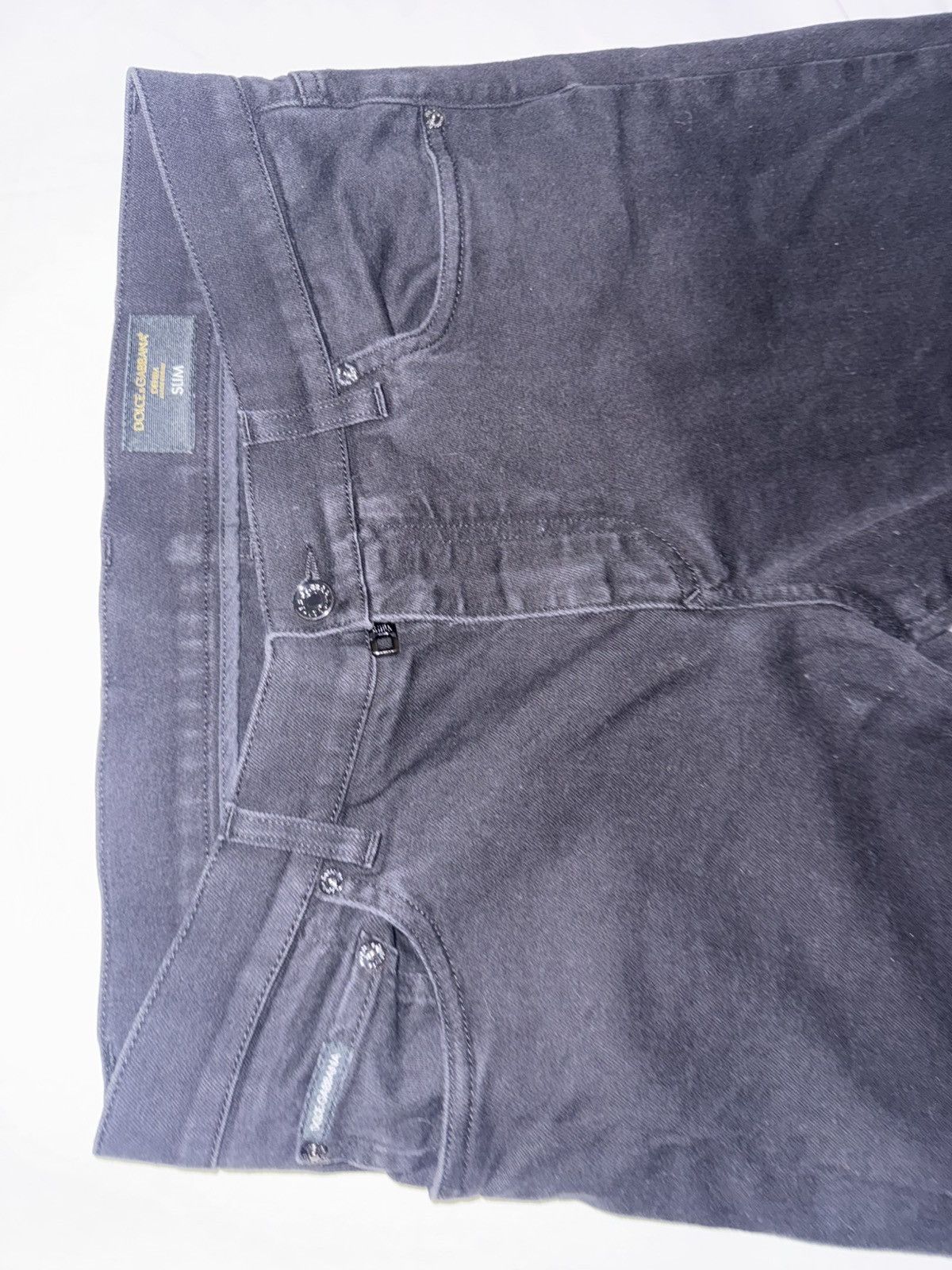 Dolce & Gabbana Dolce & Gabbana Black Slim Fit Denim Jeans Size 50 (34 US) Size US 34 / EU 50 - 1 Thumbnail