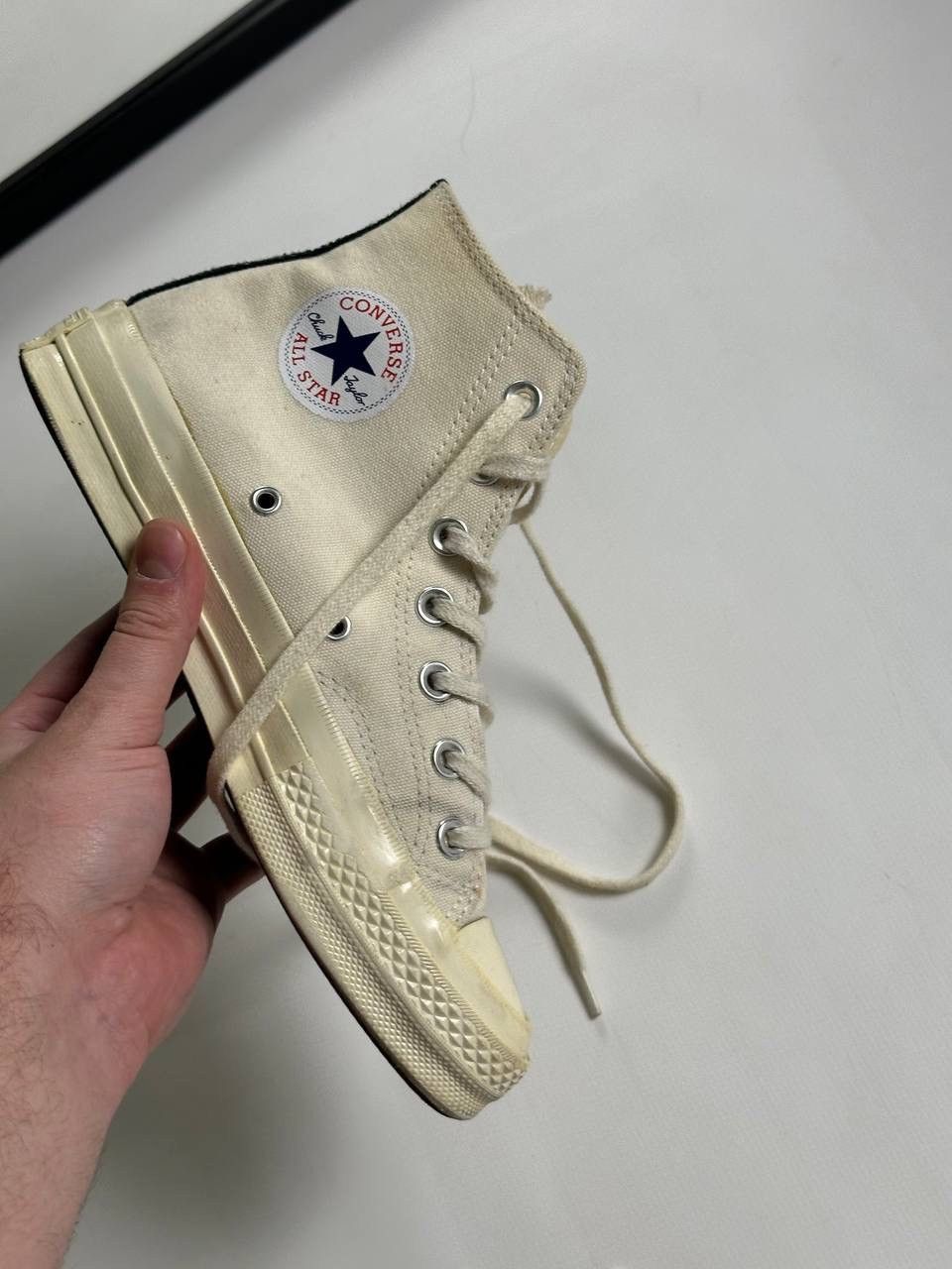 Comme des Garcons PLAY × Converse Cute Comme des Garcons Converse Sneakers 🔥 Size US 6.5 / IT 36.5 - 9 Thumbnail
