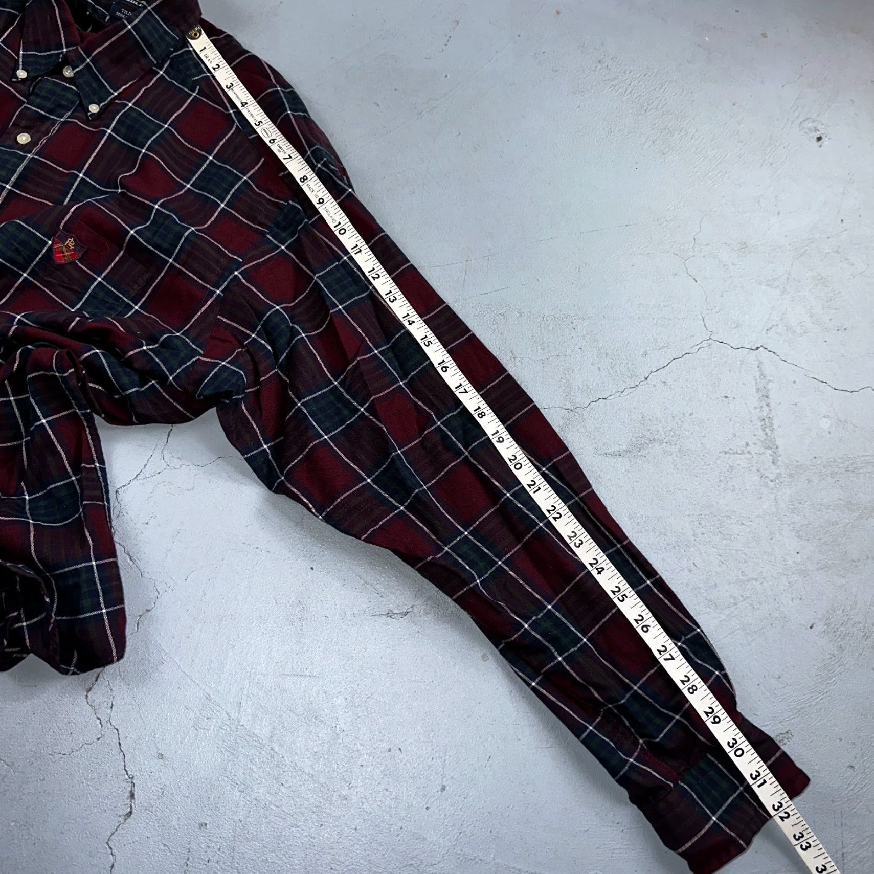 Polo Ralph Lauren Vintage Polo Ralph Lauren Shirt Mens Large Red Blue Plaid Tilden Golf Crest Size US L / EU 52-54 / 3 - 6 Thumbnail