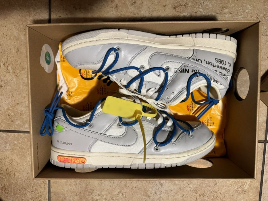 dunk low off white virgil