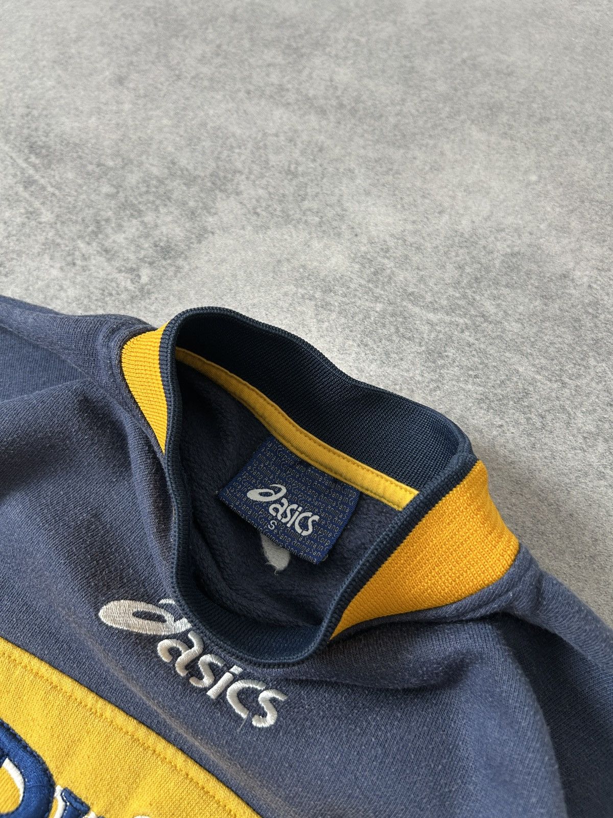 Asics Vintage Asics Rhinos big logo sweatshirt mens blue Size US S / EU 44-46 / 1 - 4 Thumbnail