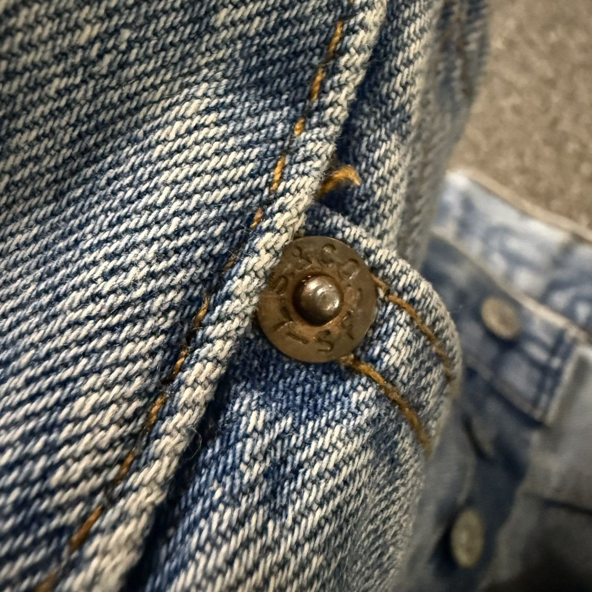 Levi's Vintage Clothing Vintage Levis 501 Aging Washed Faded Denim Made In USA W36 Size US 36 / EU 52 - 22 Thumbnail