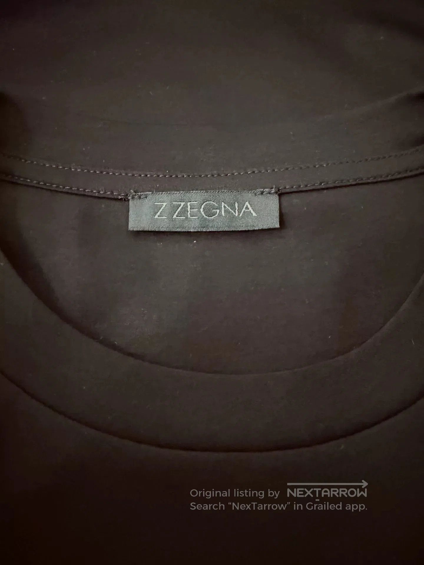 Ermenegildo Zegna Zegna Black Short-Sleeve T-Shirt. Size US XXL / EU 58 / 5 - 5 Thumbnail
