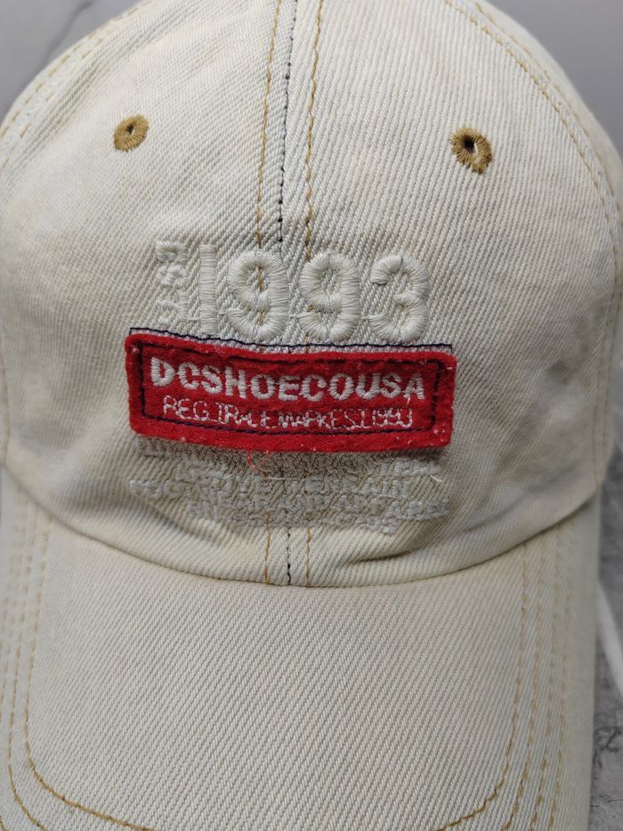DC Vintage Dcshoecousa Distressed Style Cap Hat Size ONE SIZE - 3 Thumbnail
