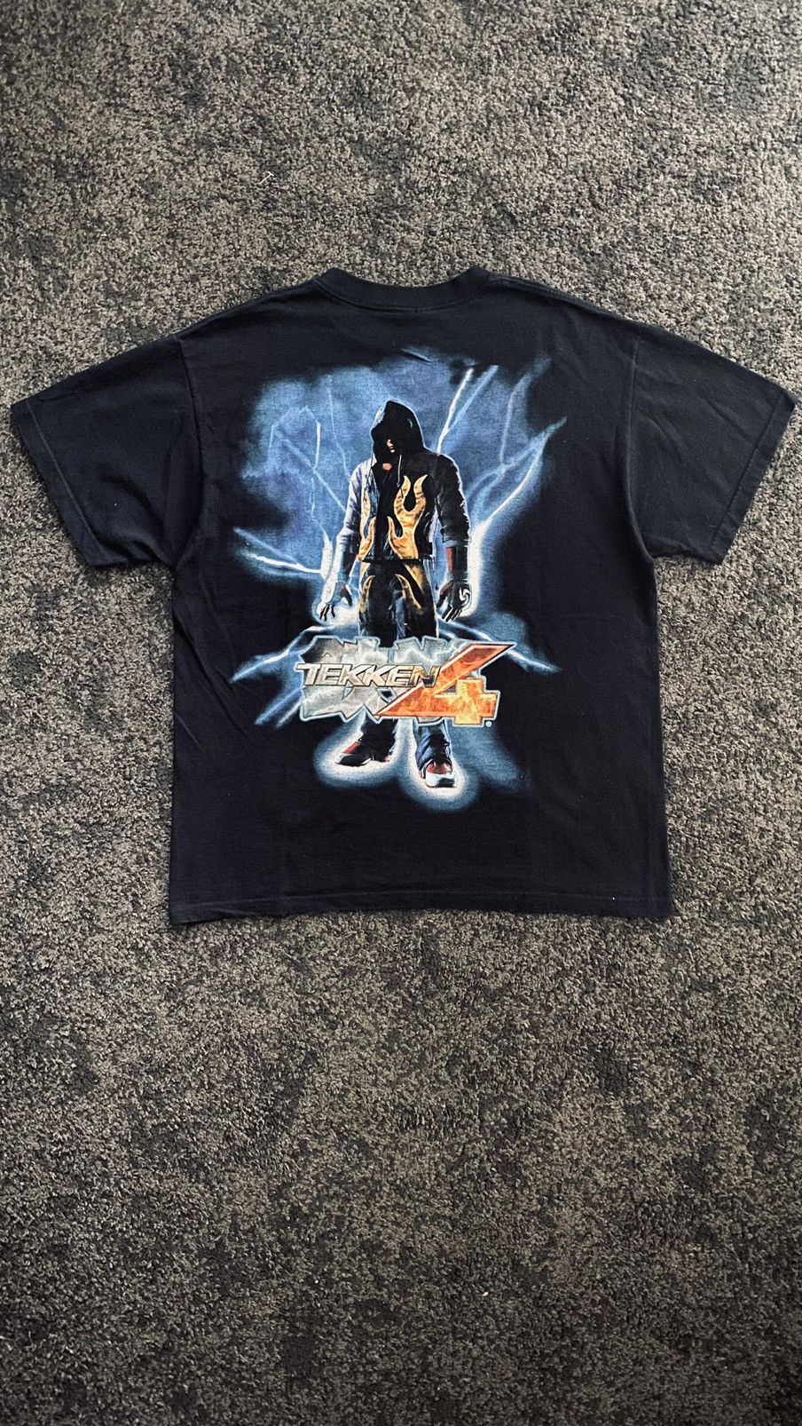 image of Vintage 00’S Tekken 4 Tee in Black, Men's (Size XL)