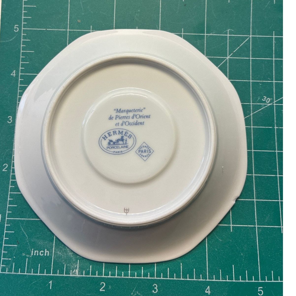 Hermes HERMÈS "Marqueterie de Pierres" Demitasse Saucer Porcelain Size ONE SIZE - 4 Thumbnail