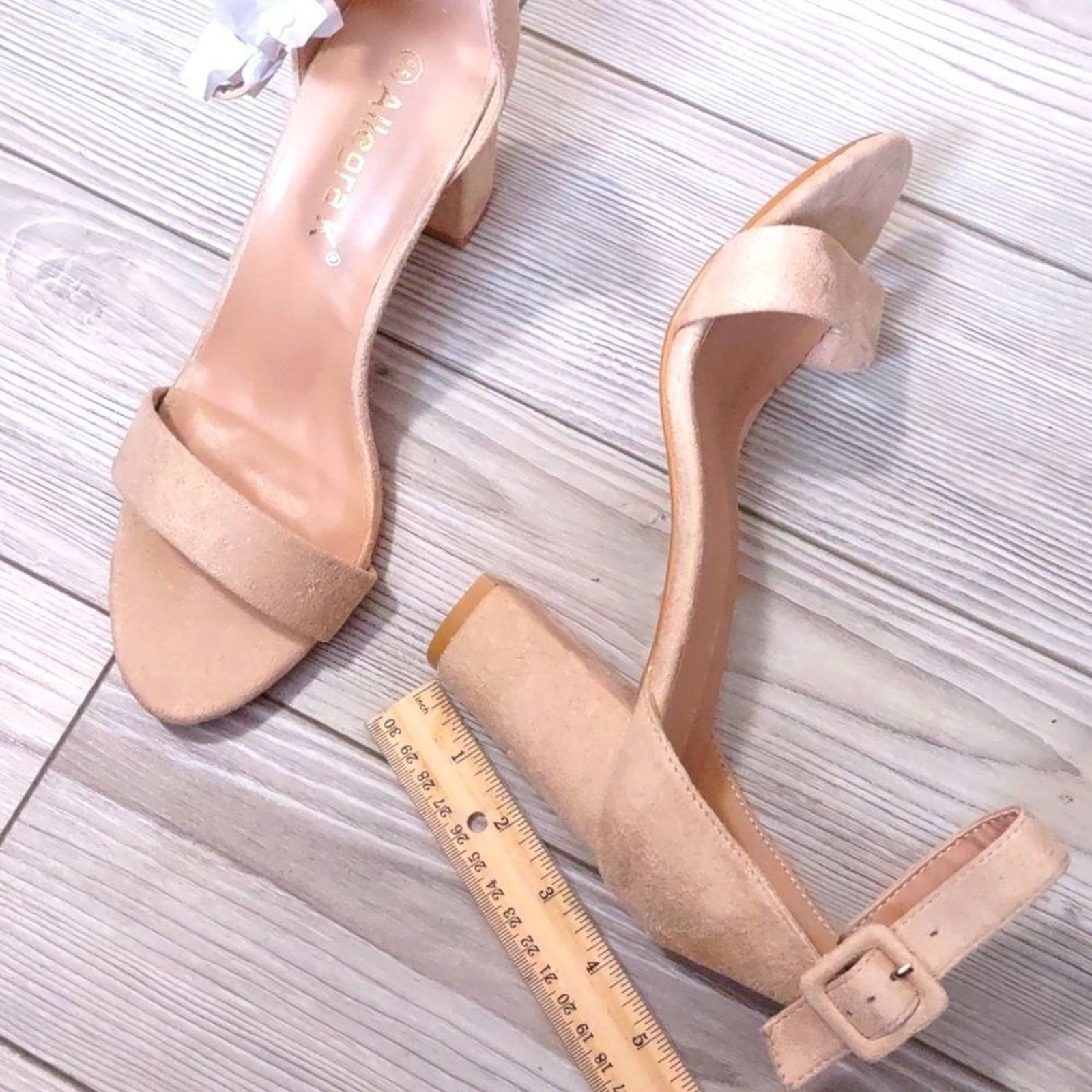 Other (44-3216) Allegra K Women's High Chunky Sandals Sz 8.5 Size US 8.5 / IT 38.5 - 3 Thumbnail