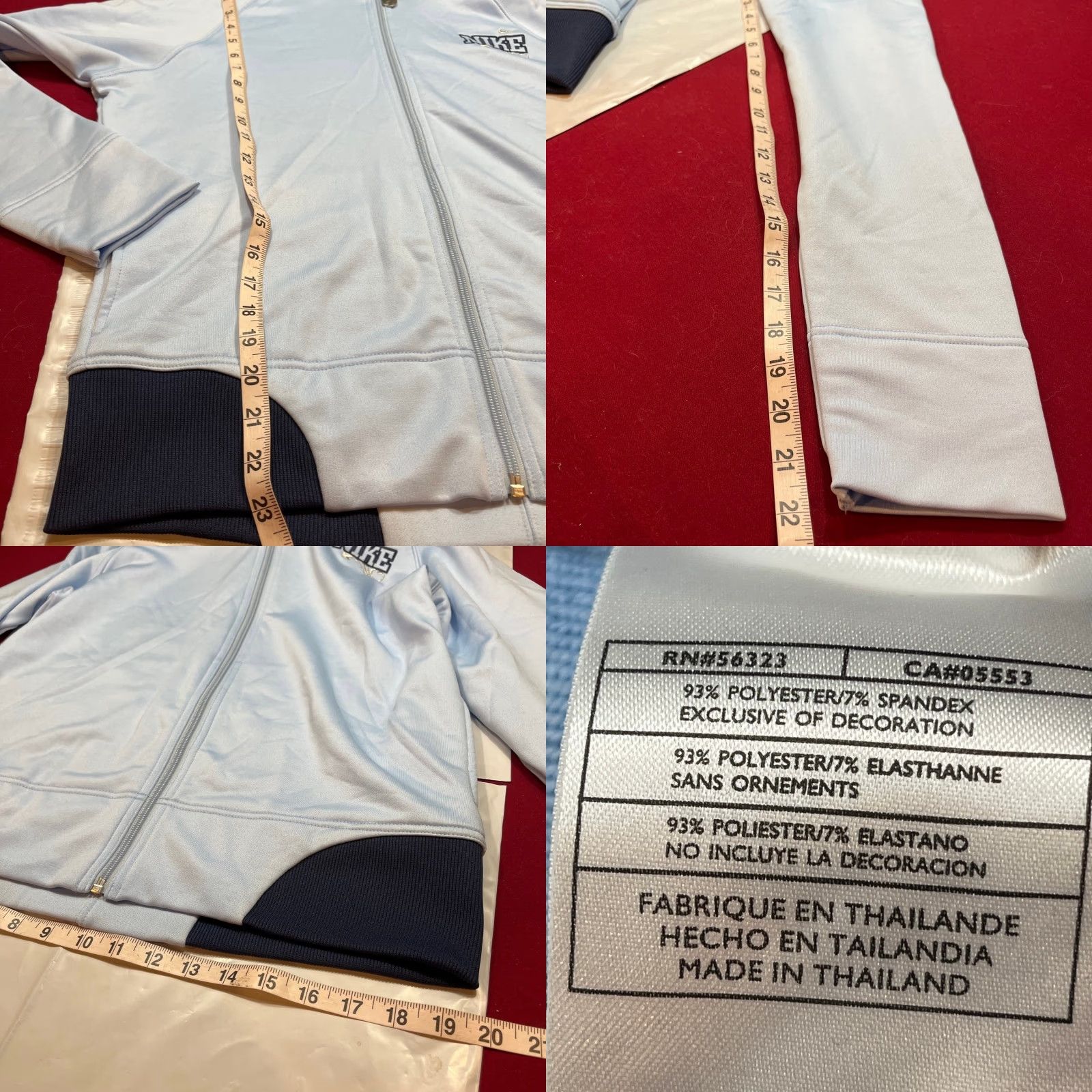 Nike Nike Dri Fit hoodie Jacket Womens LRG zip UP sweatshirt blue Nike Dri Fit athletic jacket Size L / US 10 / IT 46 - 8 Thumbnail