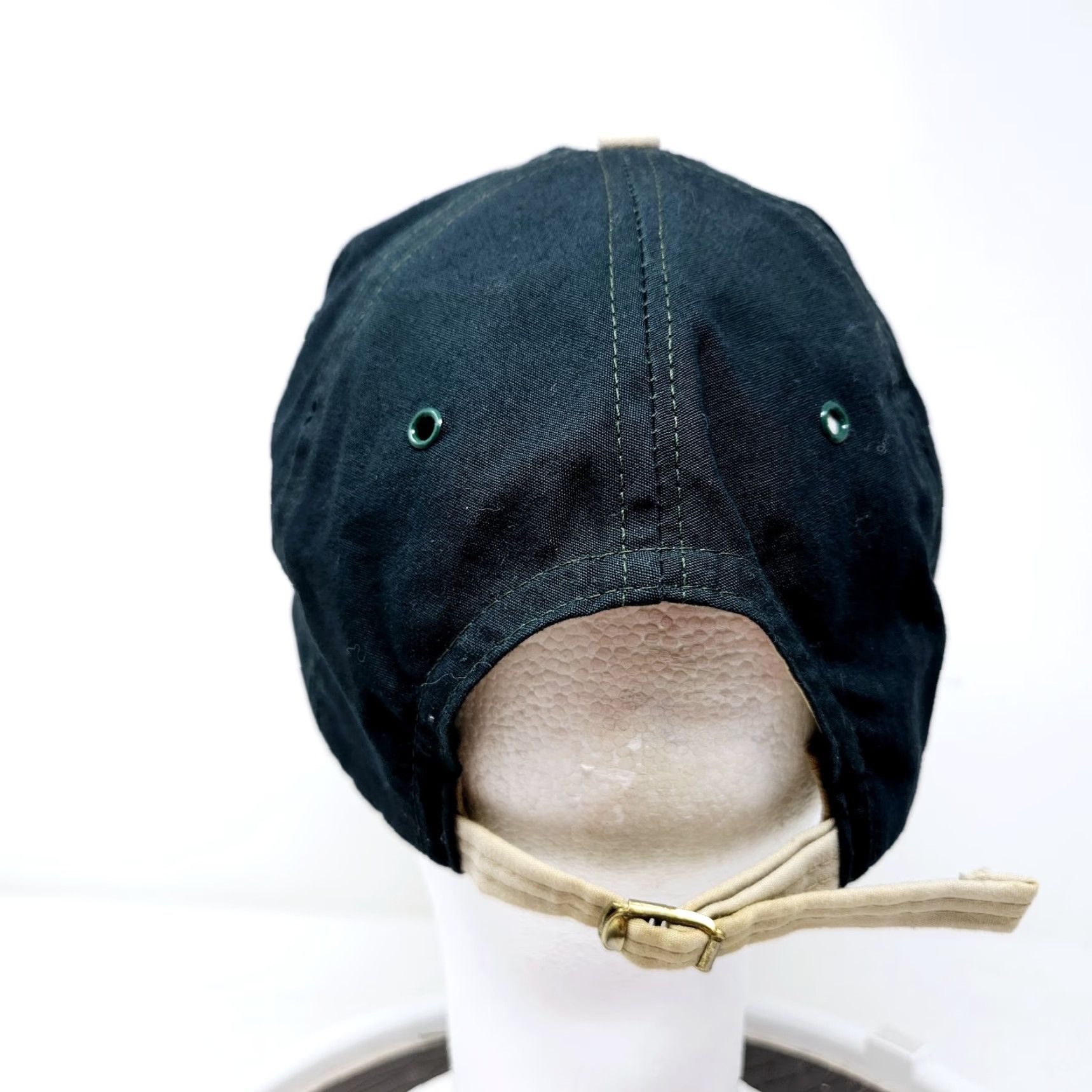 American Eagle Outfitters VINTAGE American Eagle Outfitters Hat Cap Black Adjustable Strap Made In USA Baseball Cap Men One Size Black 90s USA Adjustable Mens Size ONE SIZE - 4 Thumbnail