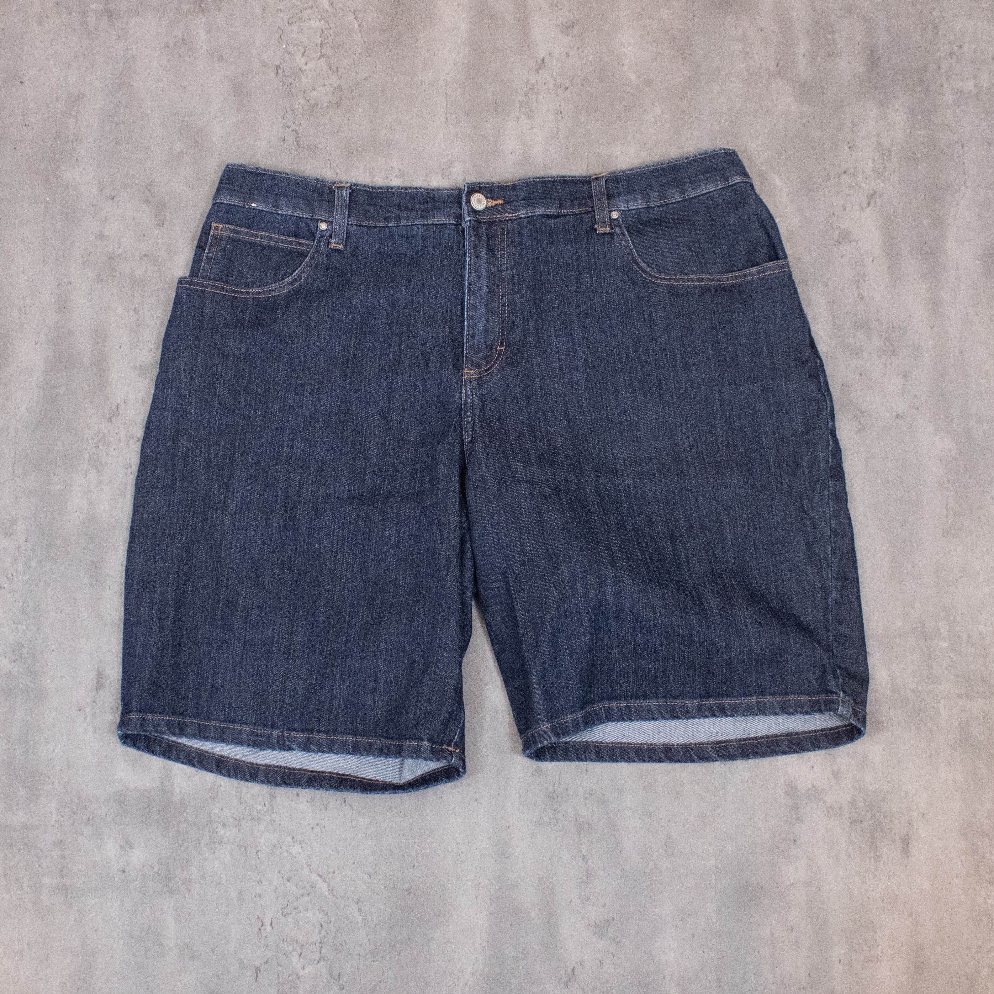 Lee Lee Relax Indigo Baggy Jean Denim Jorts Shorts Size US 38 / EU 54 - 3 Thumbnail
