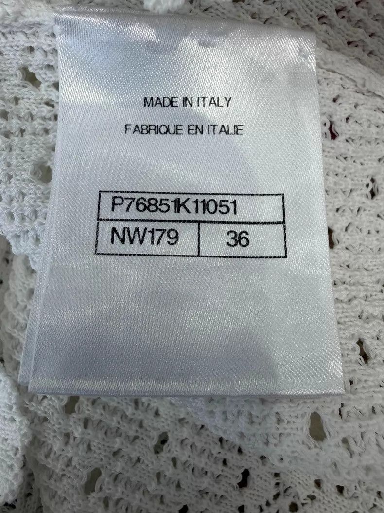 Chanel Chanel White and pink hollow knit vest Size XS / US 0-2 / IT 36-38 - 5 Thumbnail