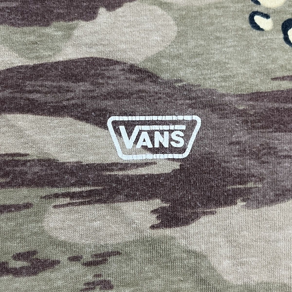 Van × Vans Vans Desert Camo Brown Tan T Shirt Size US S / EU 44-46 / 1 - 4 Thumbnail