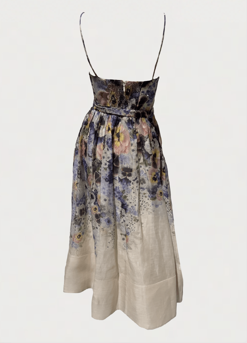 Zimmermann Tama Corset Midi Dress Size L / US 10 / IT 46 - 4 Thumbnail