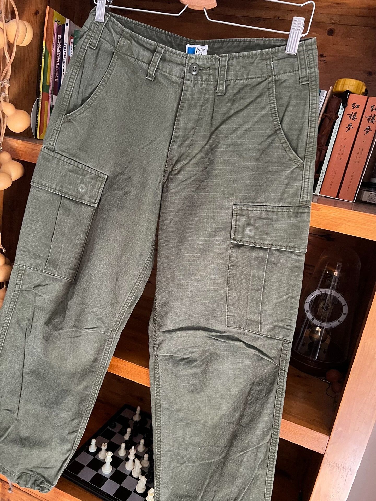 Japan Blue Jeans Japan Blue Jeans 1970s Military Cargo Pants Size US 30 / EU 46 - 3 Thumbnail