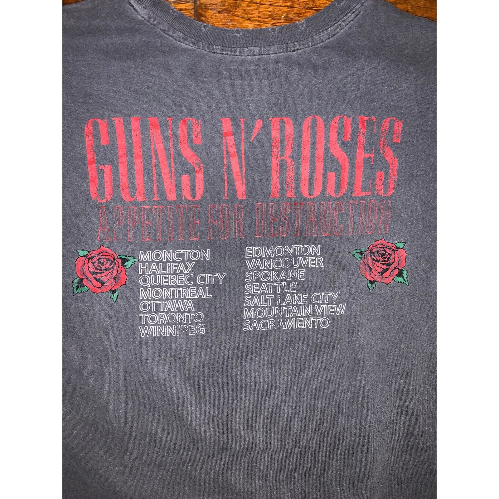 Band Tees Guns N Roses Appetite For Destruction T Shirt Black Small Size US S / EU 44-46 / 1 - 2 Thumbnail