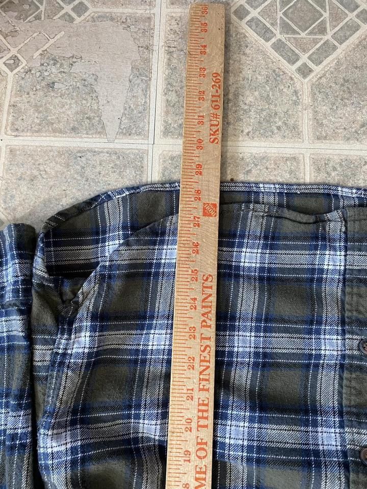 Other Vintage 90s faded plaid flannel long sleeve button up shirt Size US L / EU 52-54 / 3 - 5 Thumbnail