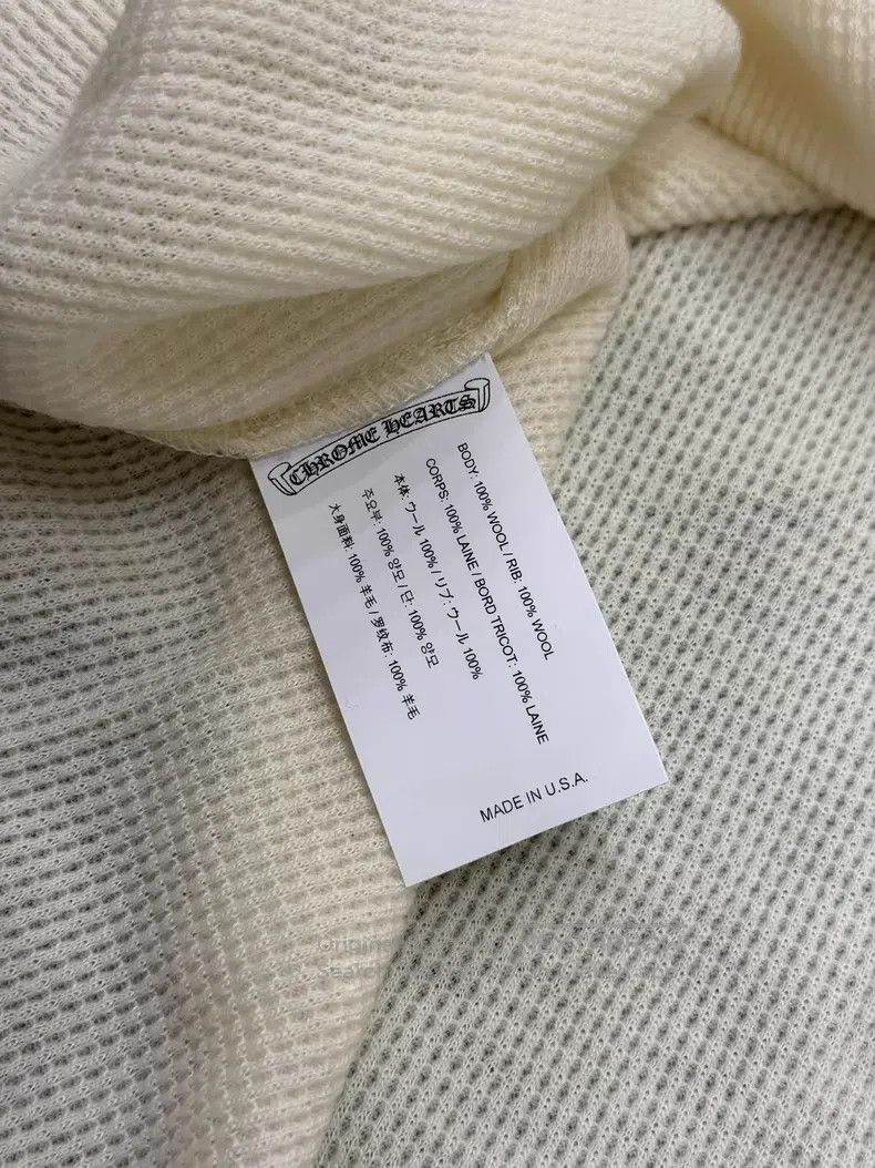 Chrome Hearts CHROME HEARTS Size L Beige Henry Neck Waffle Seven-Eighths Size US L / EU 52-54 / 3 - 4 Thumbnail